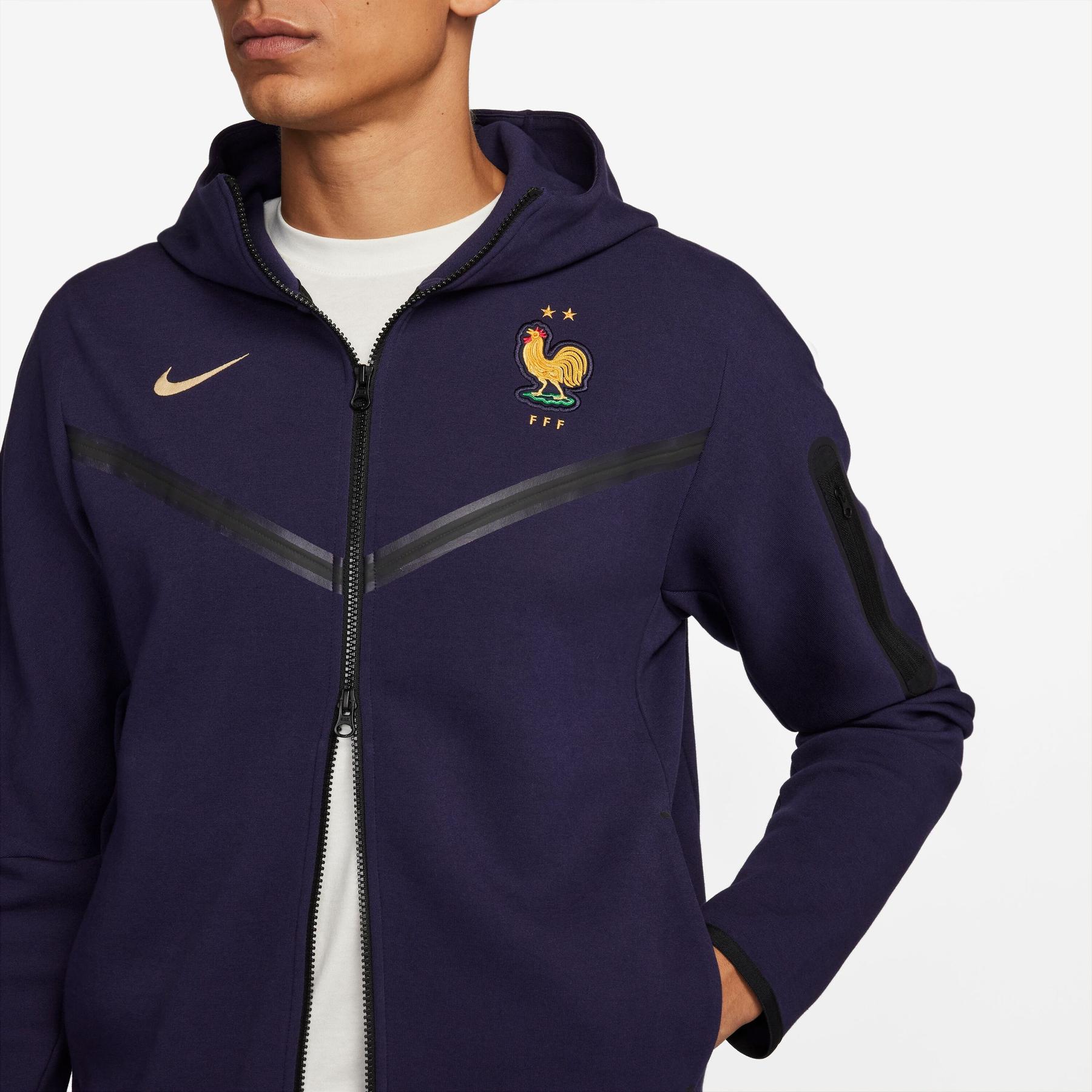 Zip-up waterproof hoodie France Tech Fleece 2024/25 | Foot-Store