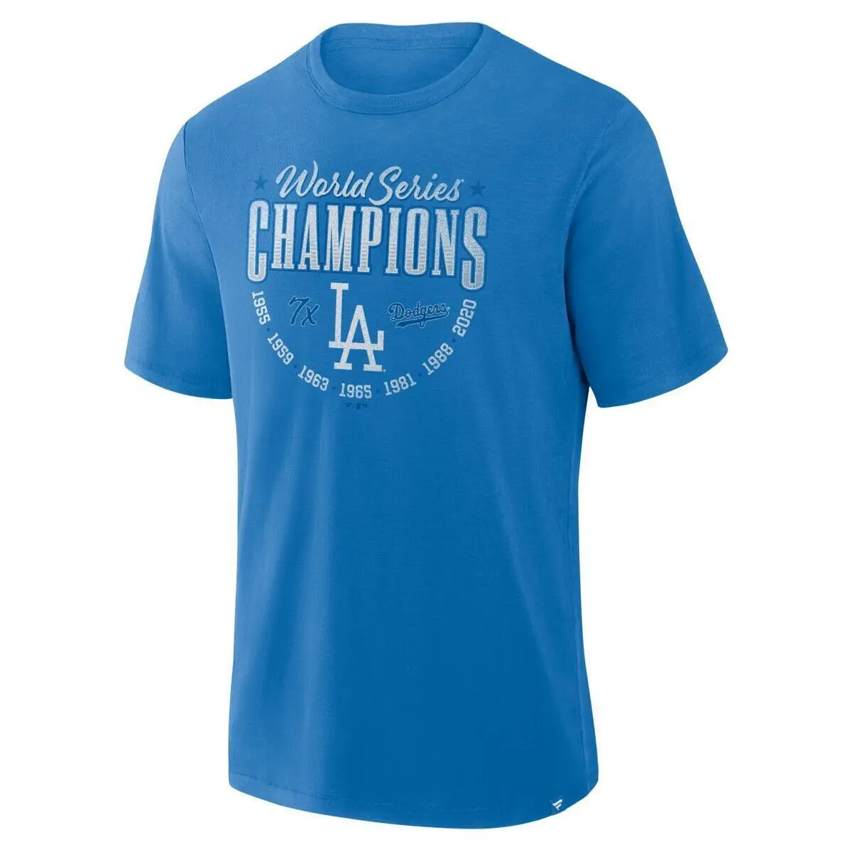 0198238360833 - Dodgers T-Shirt Retro Stadium Slub 1958-71