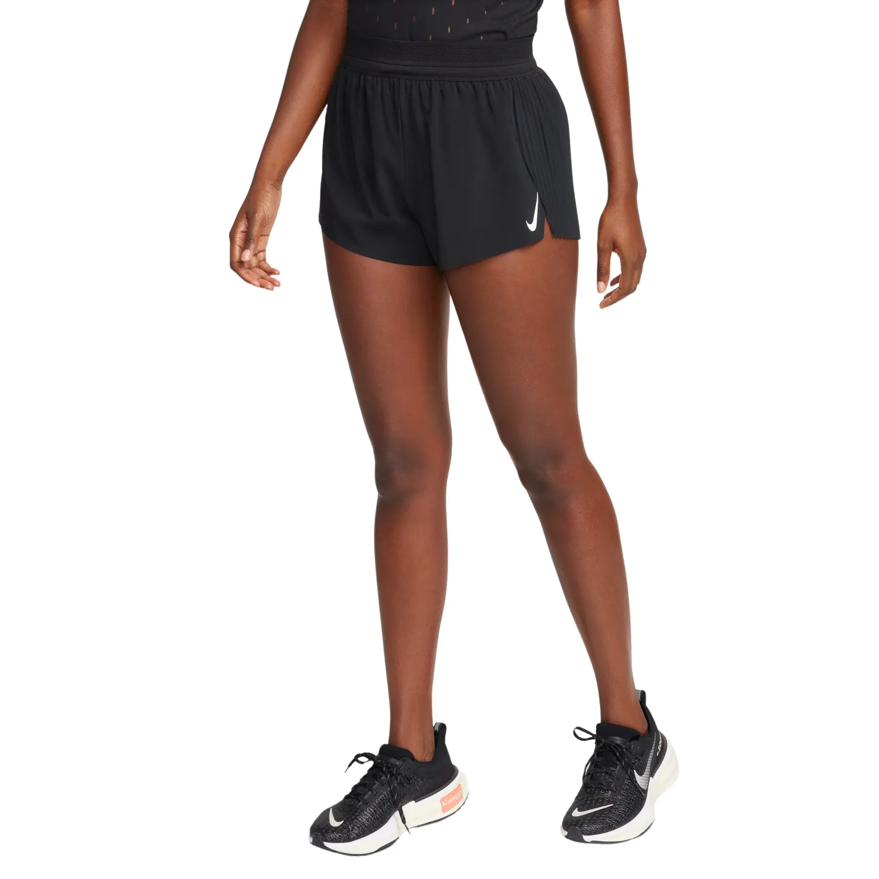 Women's mid-rise shorts with integrated undershort Nike AeroSwift