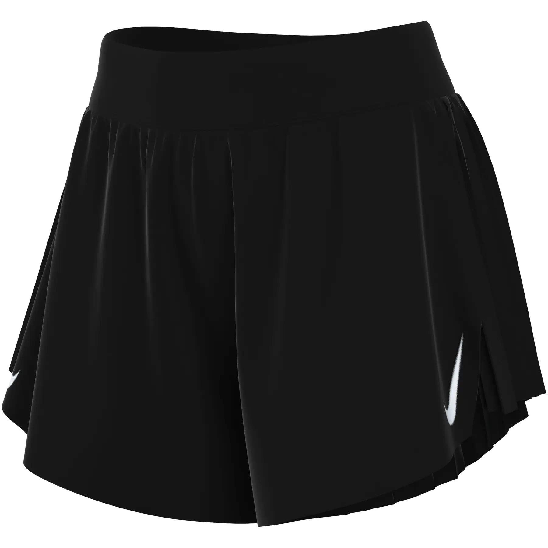 Shorts mit mittlerer Leibhöhe und integrierten Untershorts, Damen AeroSwift Dri-FIT AD 8 cm - Noir - female - Size: L