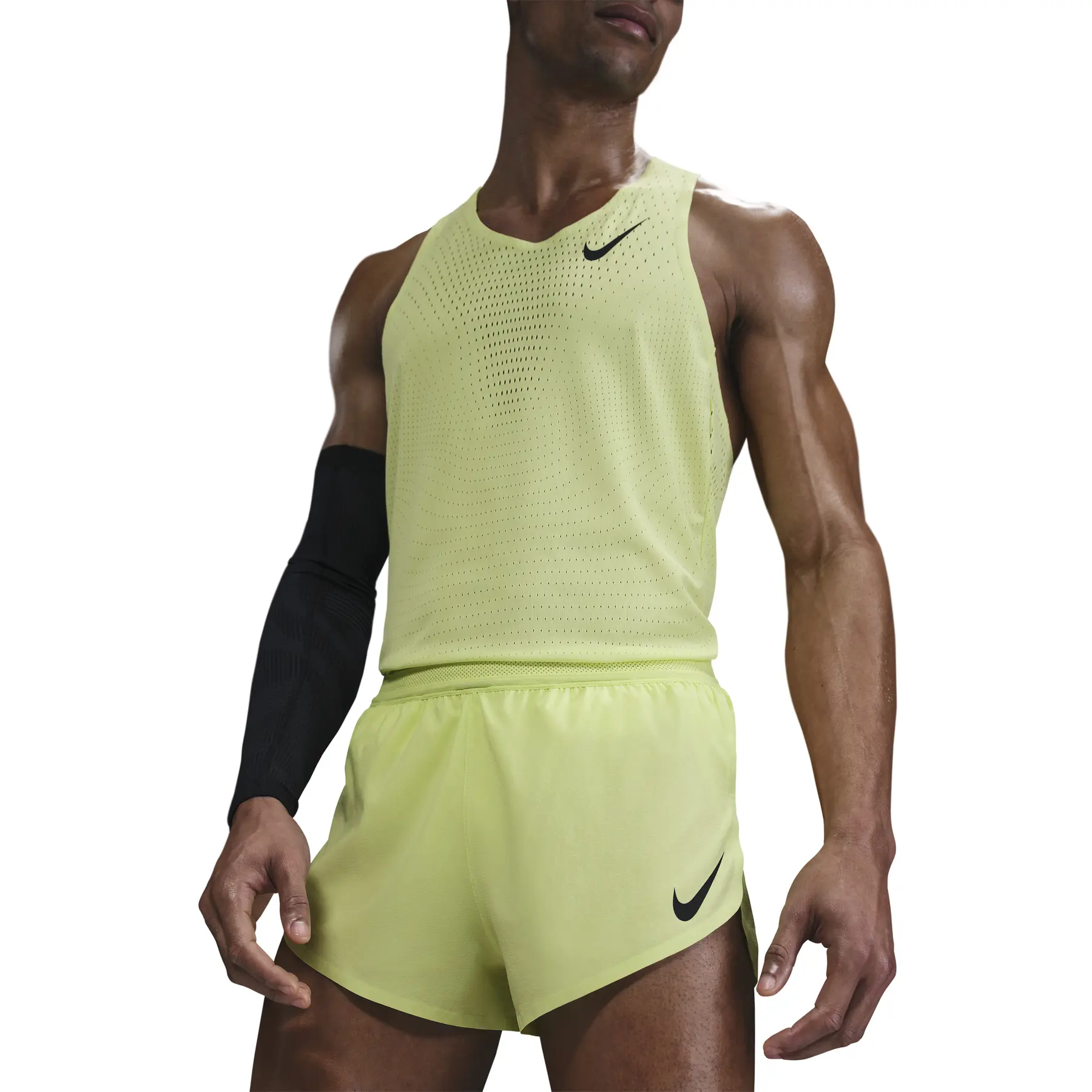 Shorts mit Unterziehhose Dri-FIT ADV AeroSwift - Jaune - male - Size: L