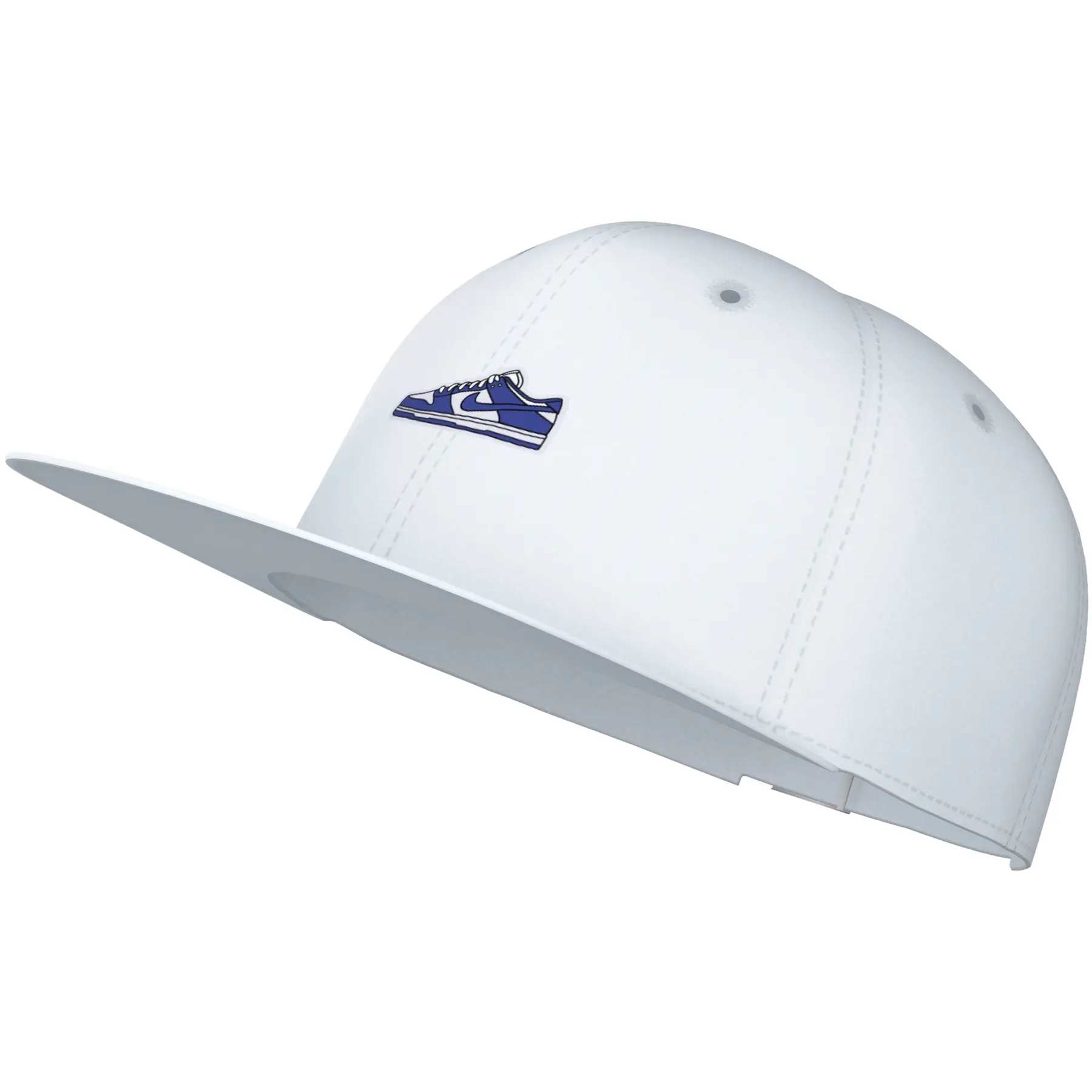 0197593825810 - Flexibele Kappe mit flachem Schirm und Abzeichen Club Dunk