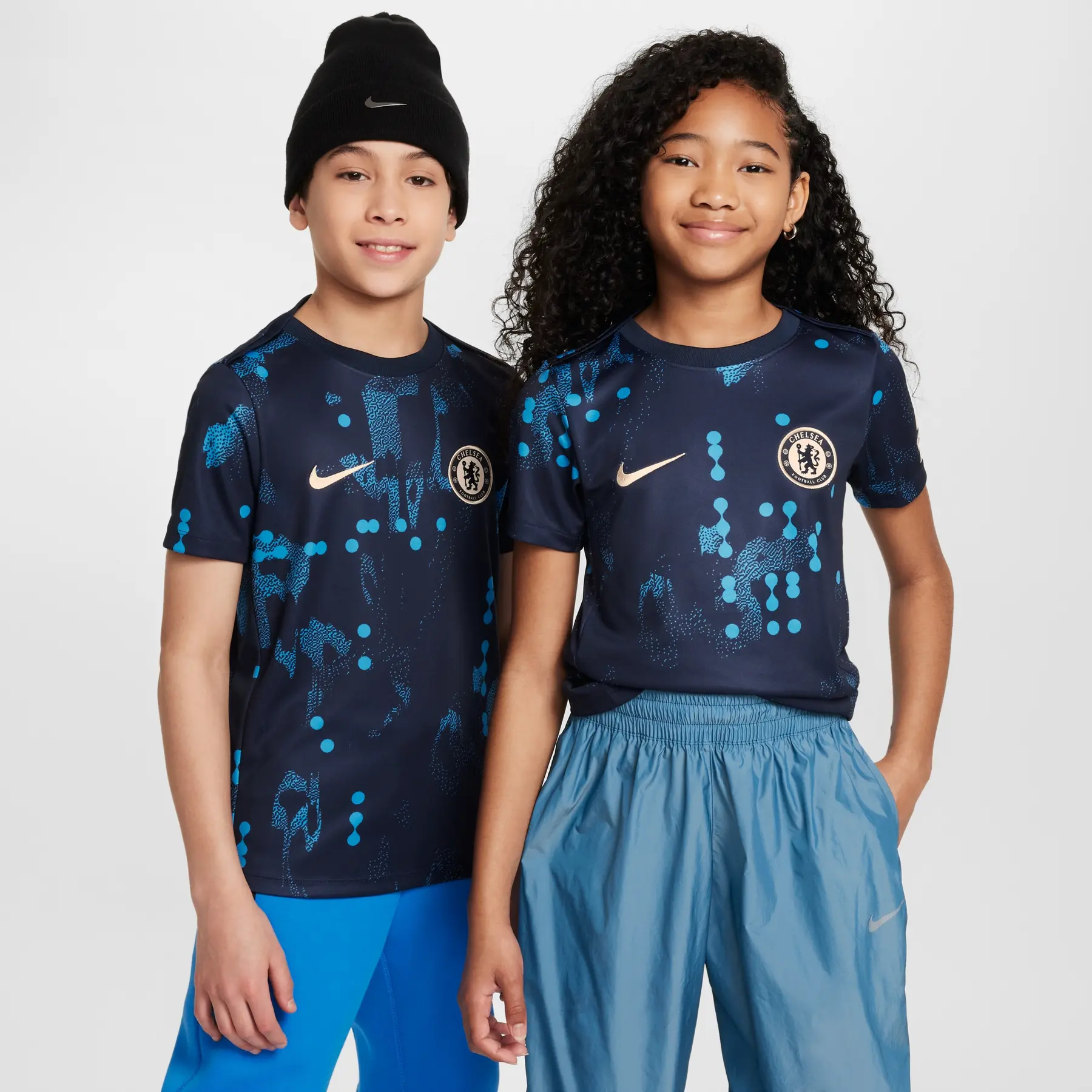 Aufwärmtrikot für Kinder Chelsea Dri-Fit Academy Pro 2024/25 - Bleu - unisex - Size: 12/13 ans