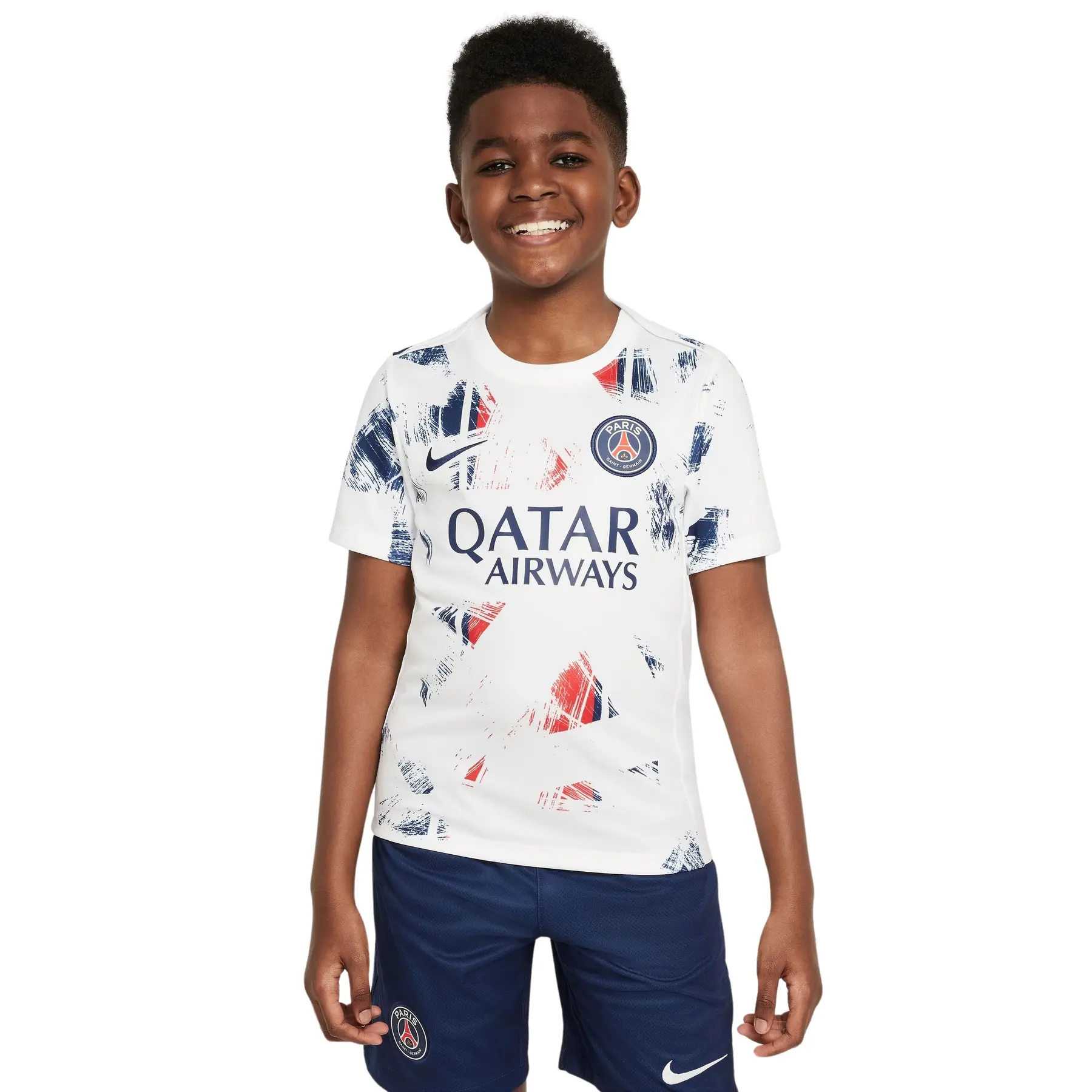 Aufwärmtrikot für Kinder PSG Academy Pro 2024/25 - Blanc - unisex - Size: 7/8 ans
