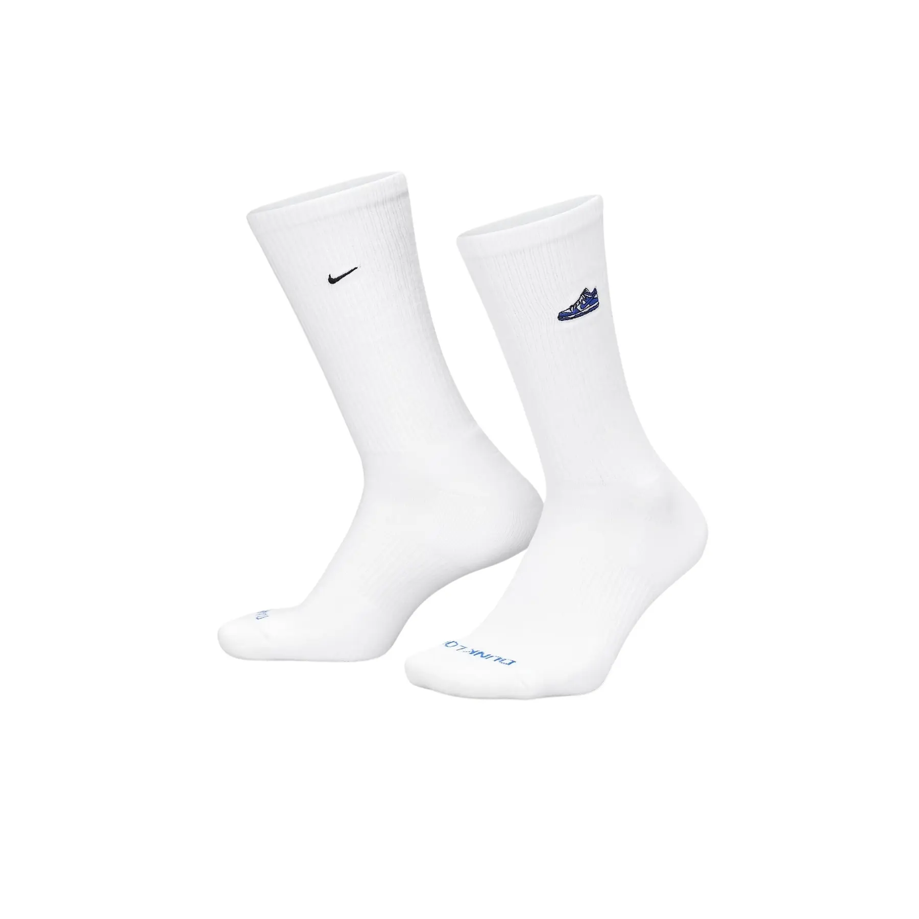 Nike Unisex Blanc Football Socks Everyday Plus