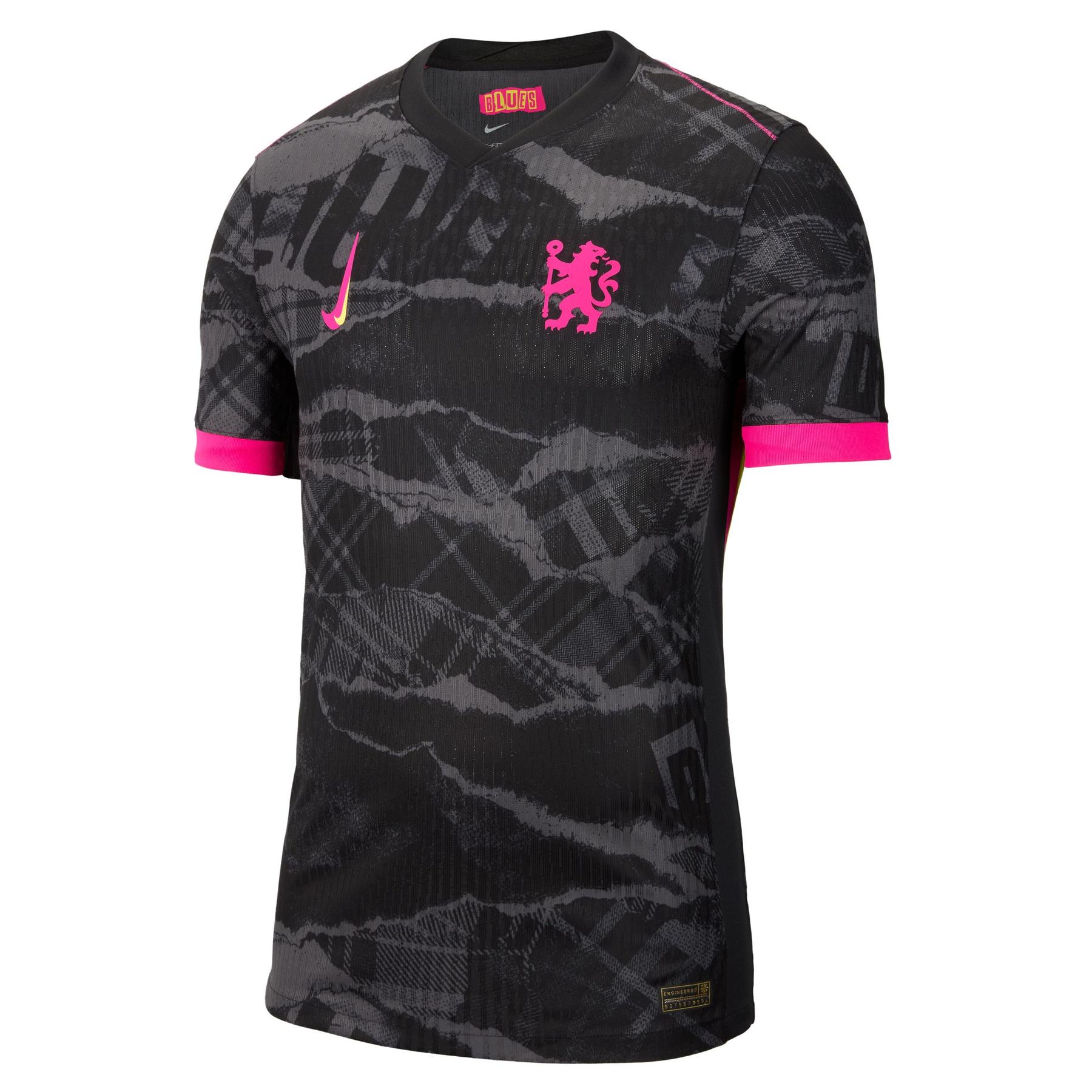 Nike Chelsea ユニフォーム 黒/ピンク Nike Chelsea ユニフォーム 黒/ピンク Nike Chelsea Dri-Fit 1/4