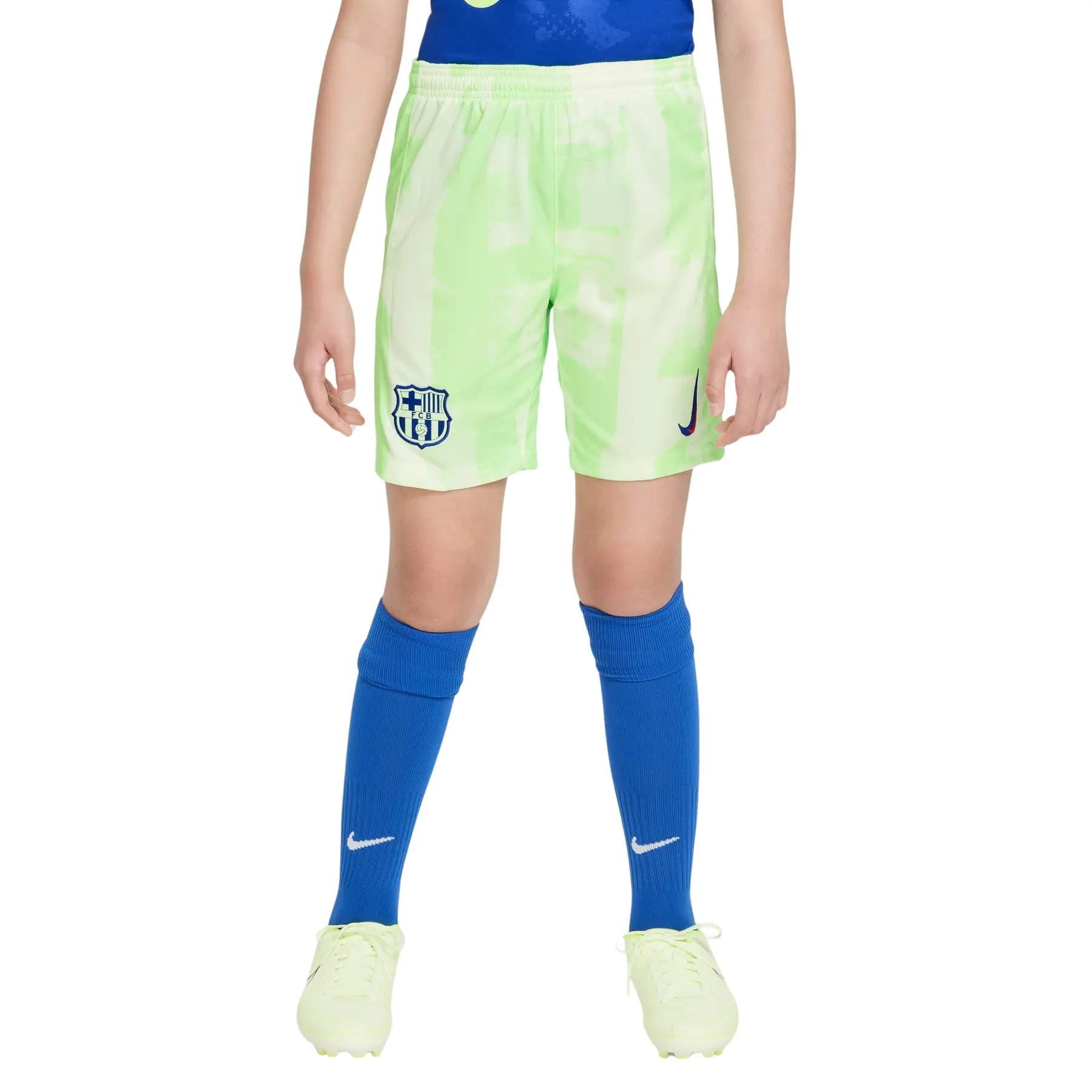 Shorts für Kinder – Ausweich FC Barcelone 2024/25 - Jaune - unisex - Size: 13/15 ans