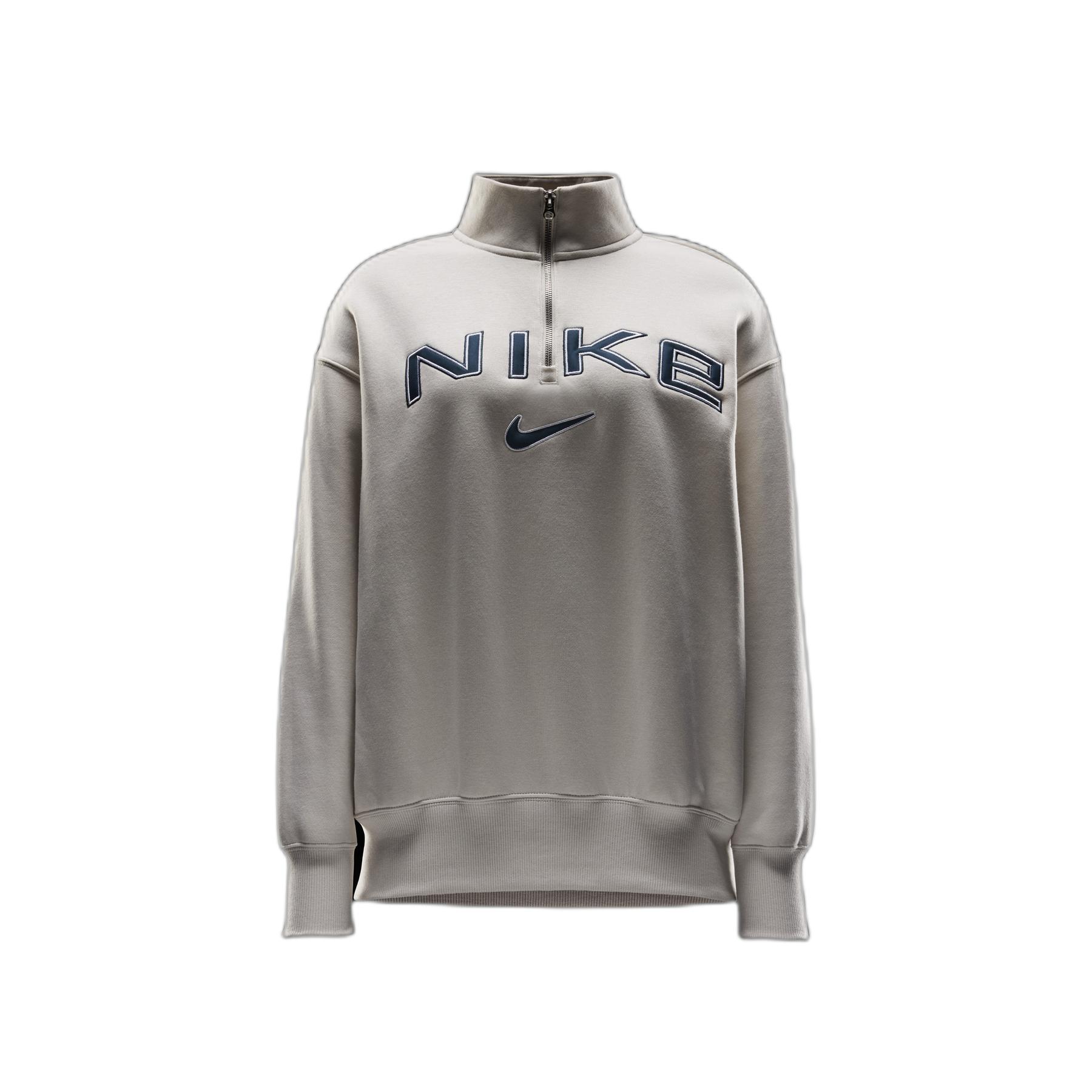 0197599089919 - Oversize-Sweatshirt mit 1 4-Zip-Logo Damen Phoenix Fleece