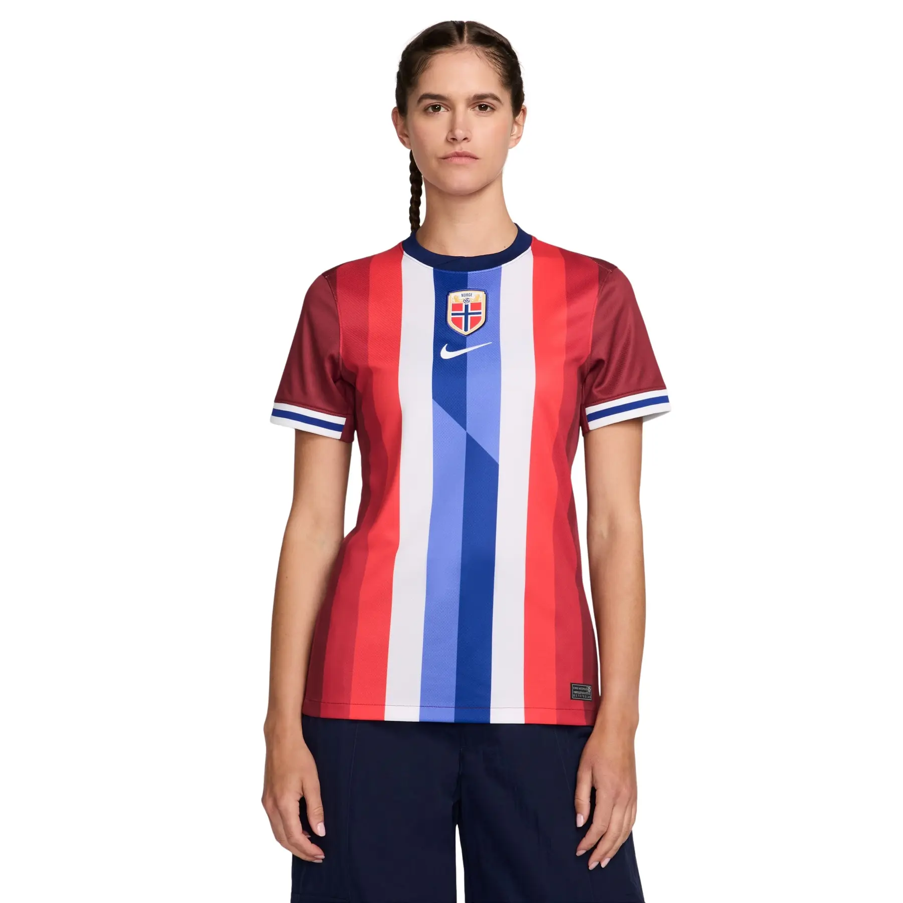 Maillot De Football Umbro - FK Vigør Norvège - 2018 - Taille XL - Blanc/Marron - #7