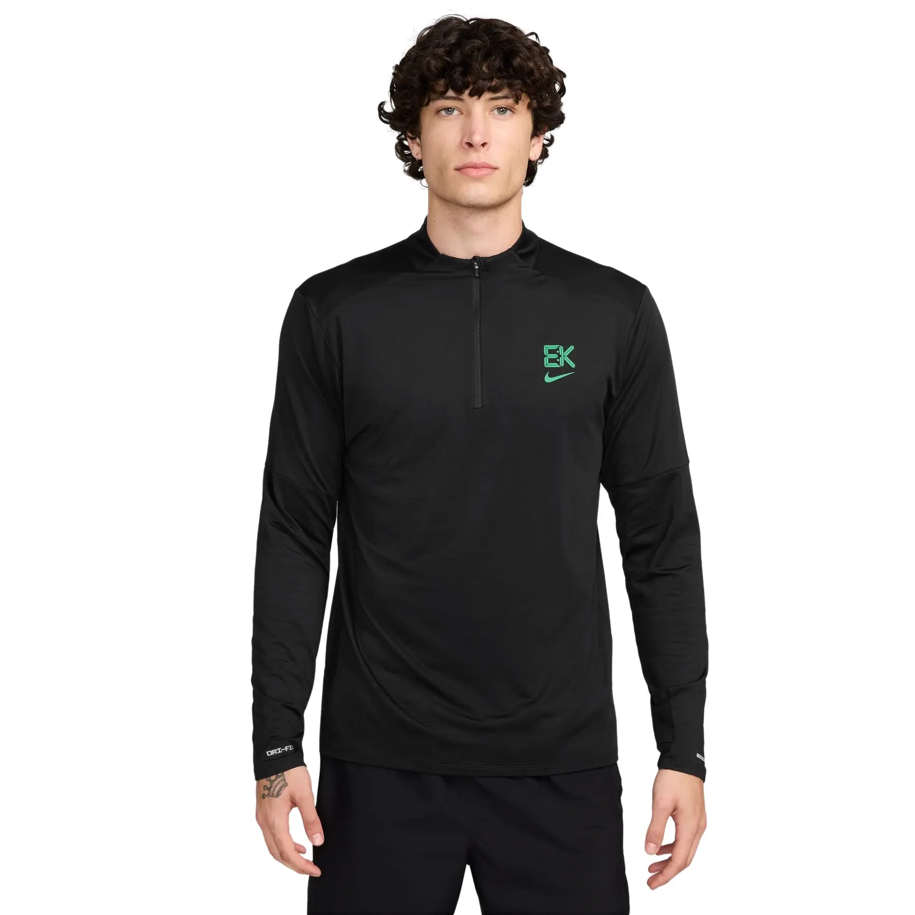 Nike Maillot Manche Longue Demi Zippe Nike Element