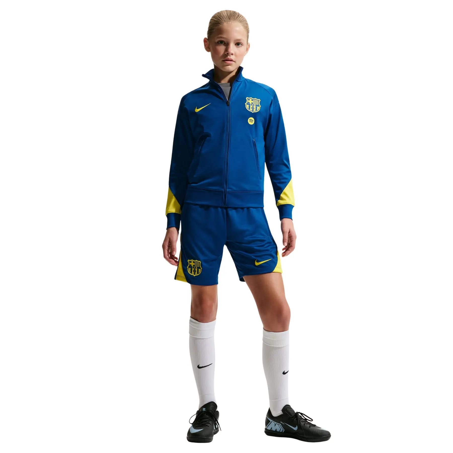 FC Barcelona Kinder Shorts Strike SE 2025/26 - Bleu - unisex - Size: 12/13 ans