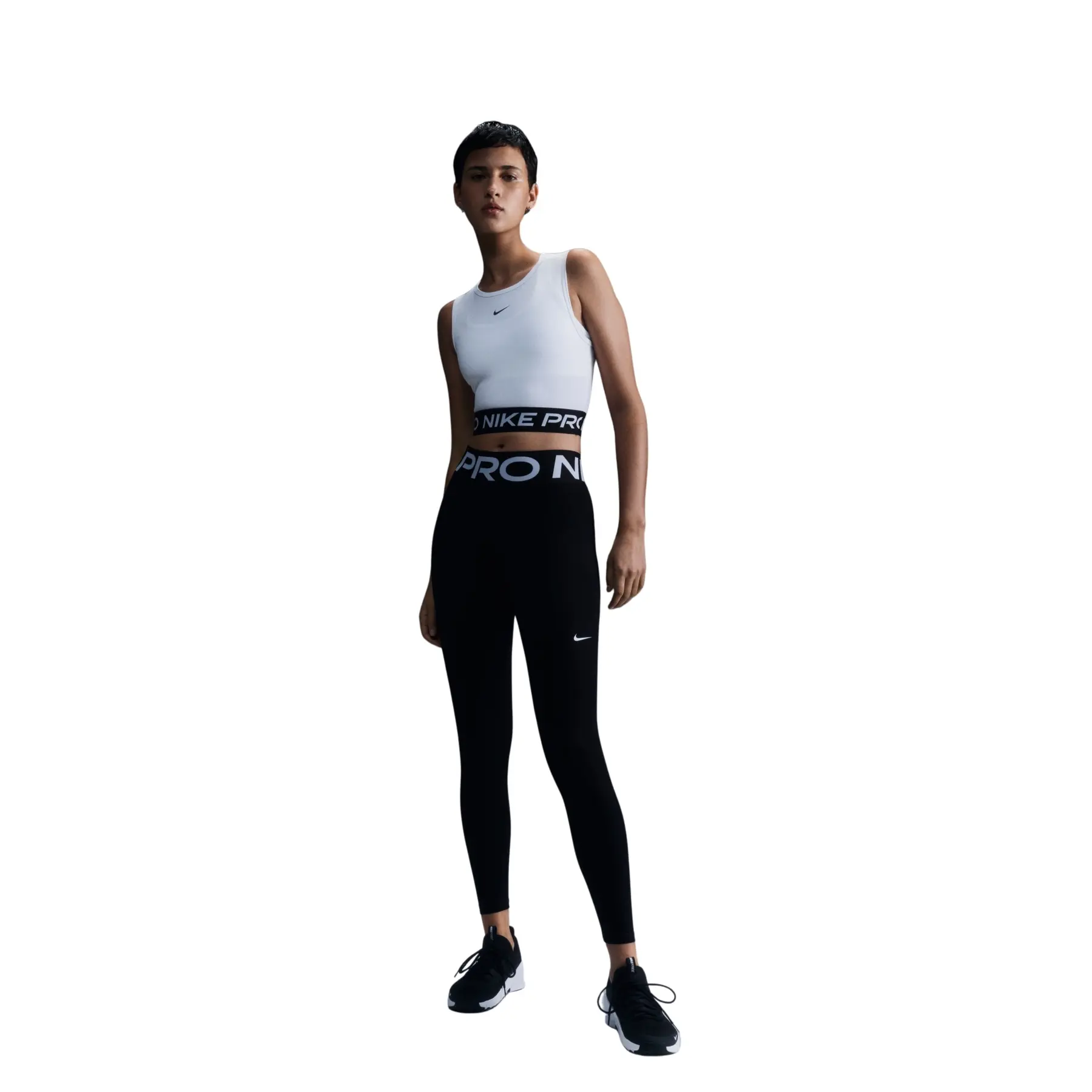 Crop-Top Damen Pro - Blanc - female - Size: L