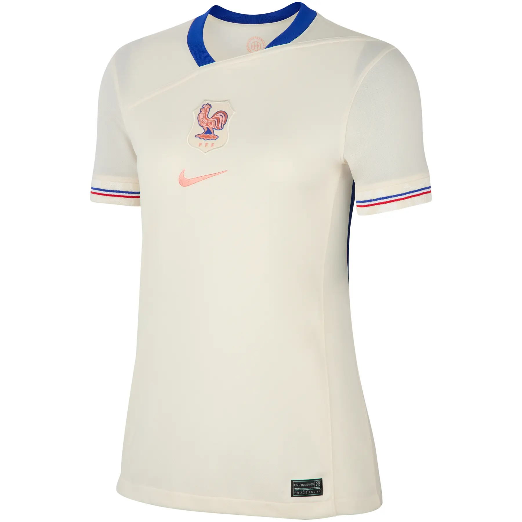 Auswärtstrikot Damen Frankreich Euro Féminin 2025 - Beige - female - Size: S