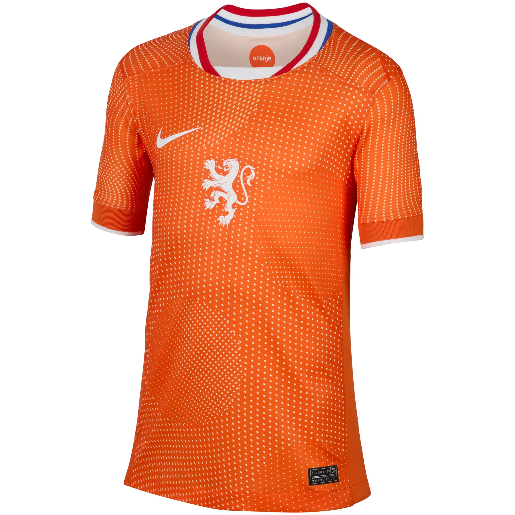 Heimtrikot Mädchen Niederlande Stadium 2025 - Orange - female - Size: 13/15 ans