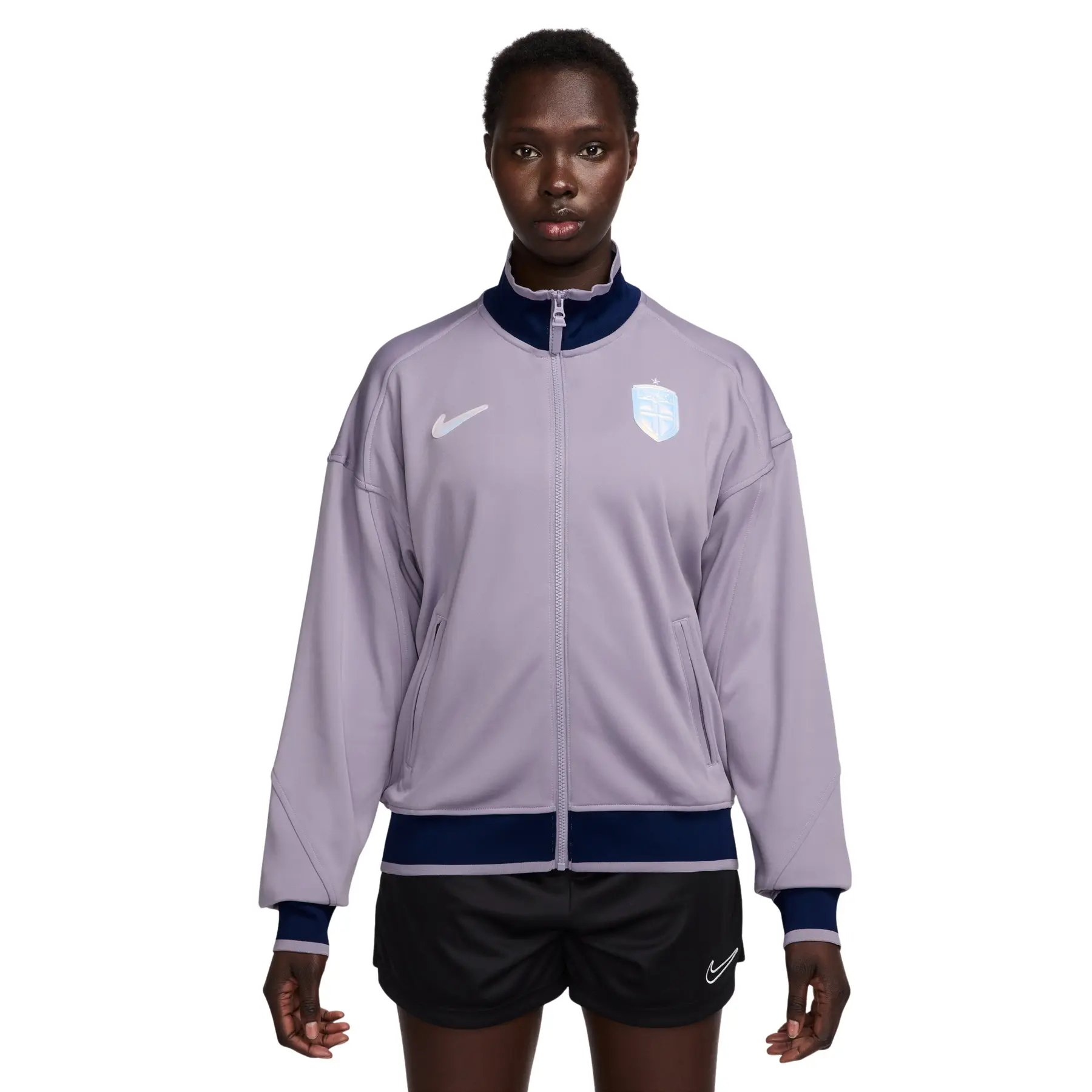 Frauen Sportjacke Norwegen Academy Pro - Violet - female - Size: S