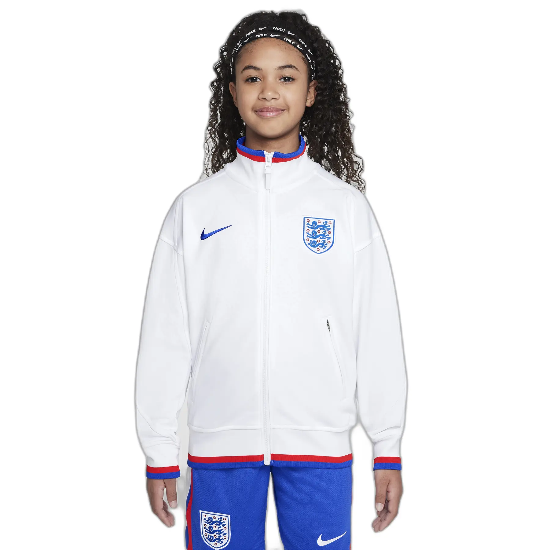 Kinder Heim Track Jacket England Academy Pro - Blanc - unisex - Size: 7/8 ans