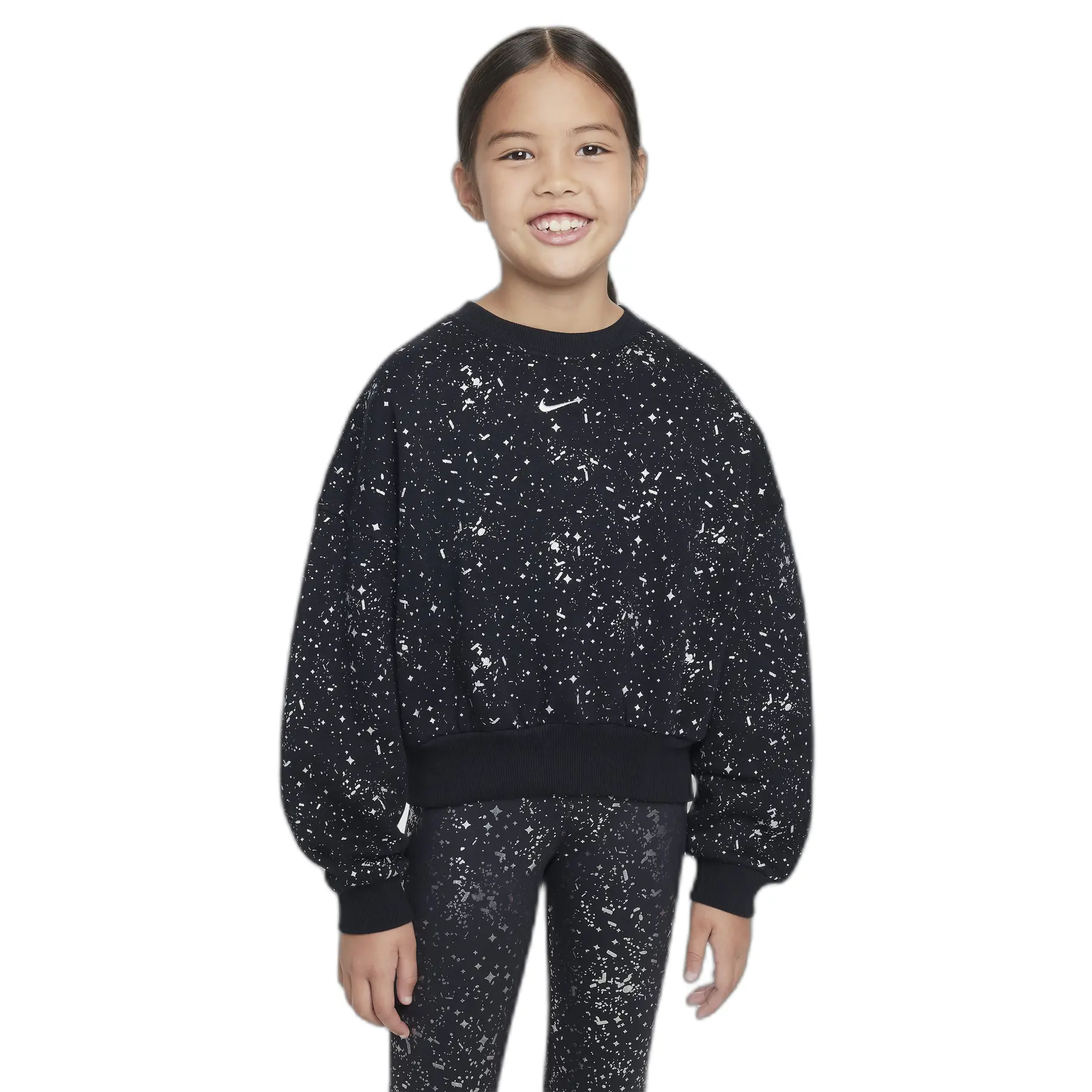 0197600906846 - Mädchen Sweatshirt mit Rundhalsausschnitt Club Fleece