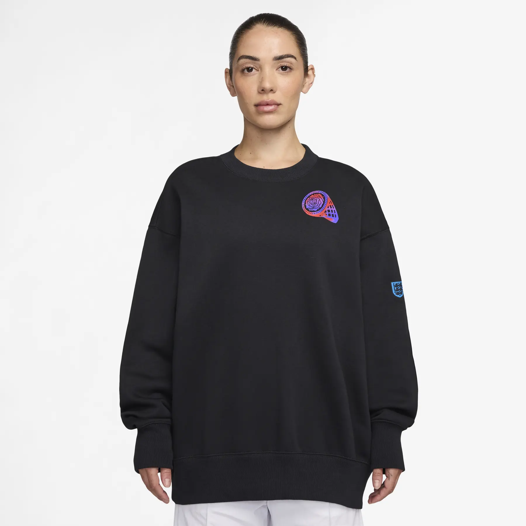 Damen Sweatshirt England Phoenix 2025 - Noir - female - Size: S
