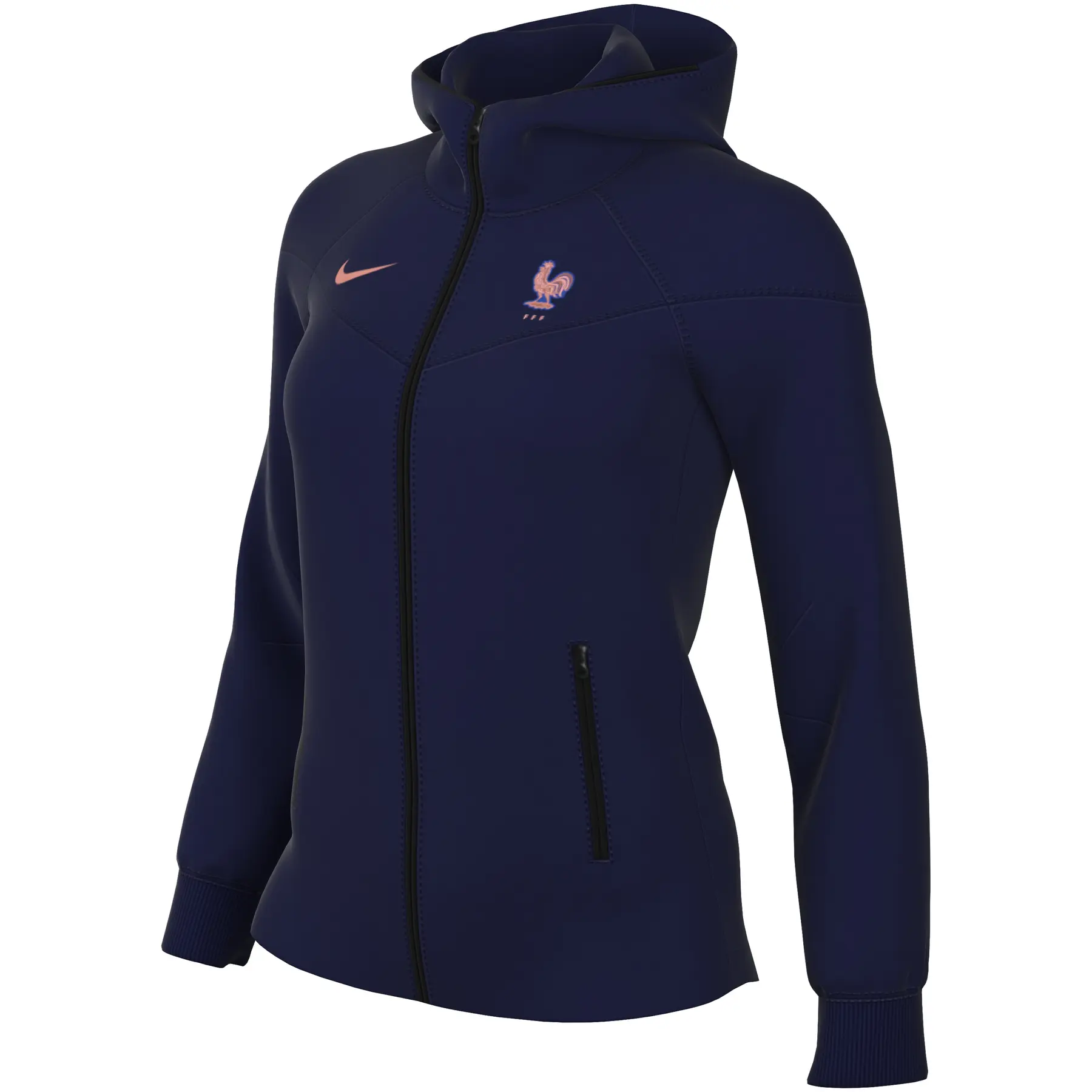 Frauen Kapuzenpullover Frankreich Tech Fleece 2025 - Bleu - female - Size: L