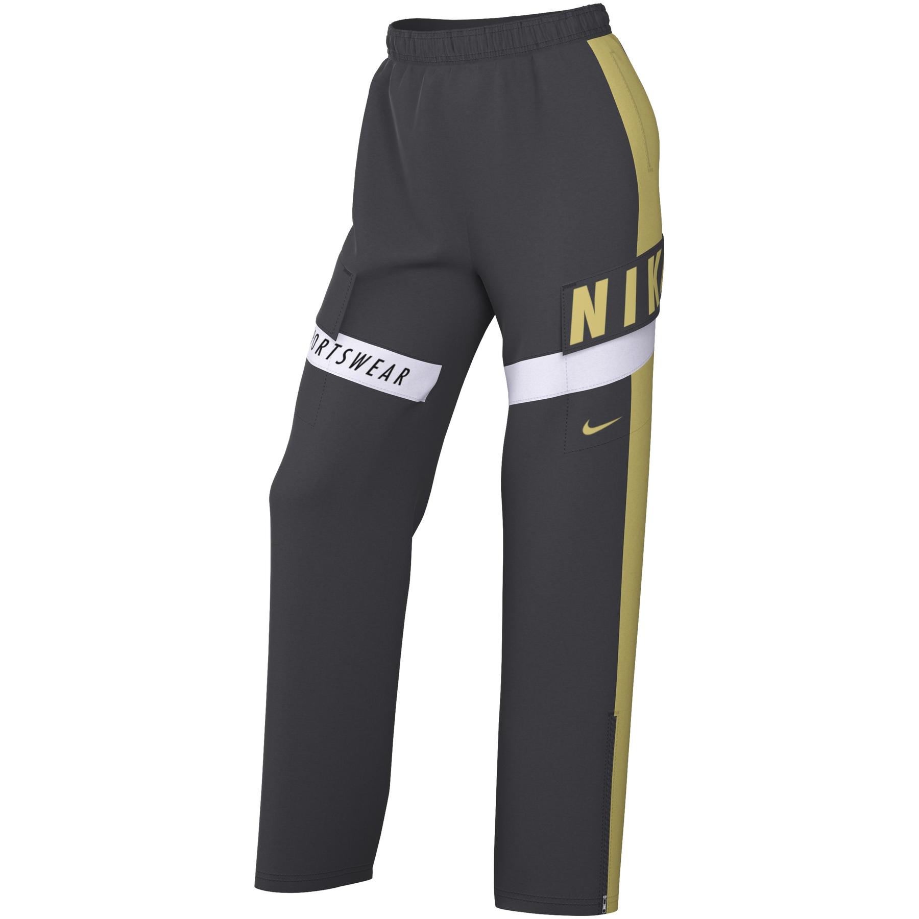 0197595444781 - Oversize-gewebte Jogginghose Frau High Rise