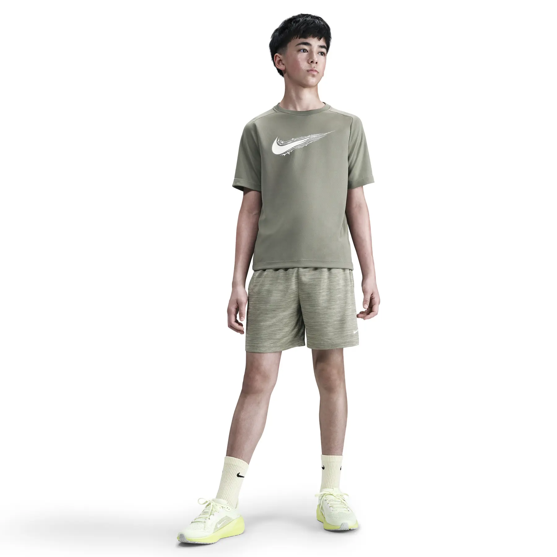 Kindertrikot Multi Dri-FIT - Vert - male - Size: 8/10 ans