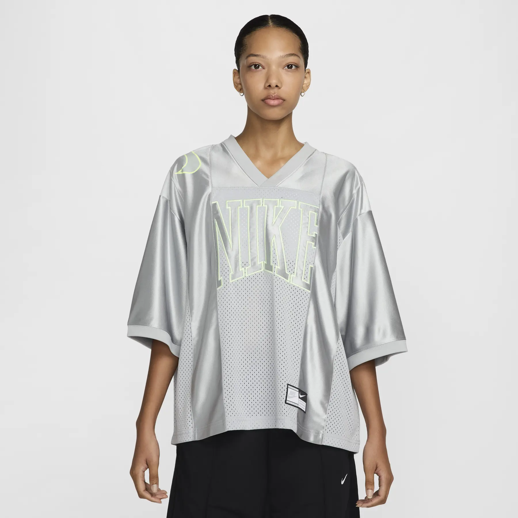 Nike Donna Gris Maglia Da Street