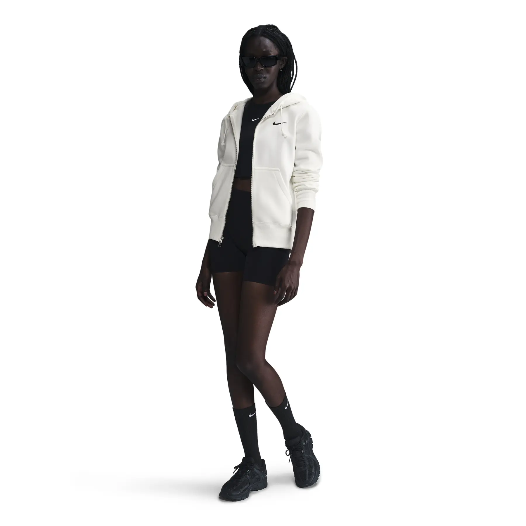 0197860168107 - Sweatshirt à capuche zippée femme Phoenix