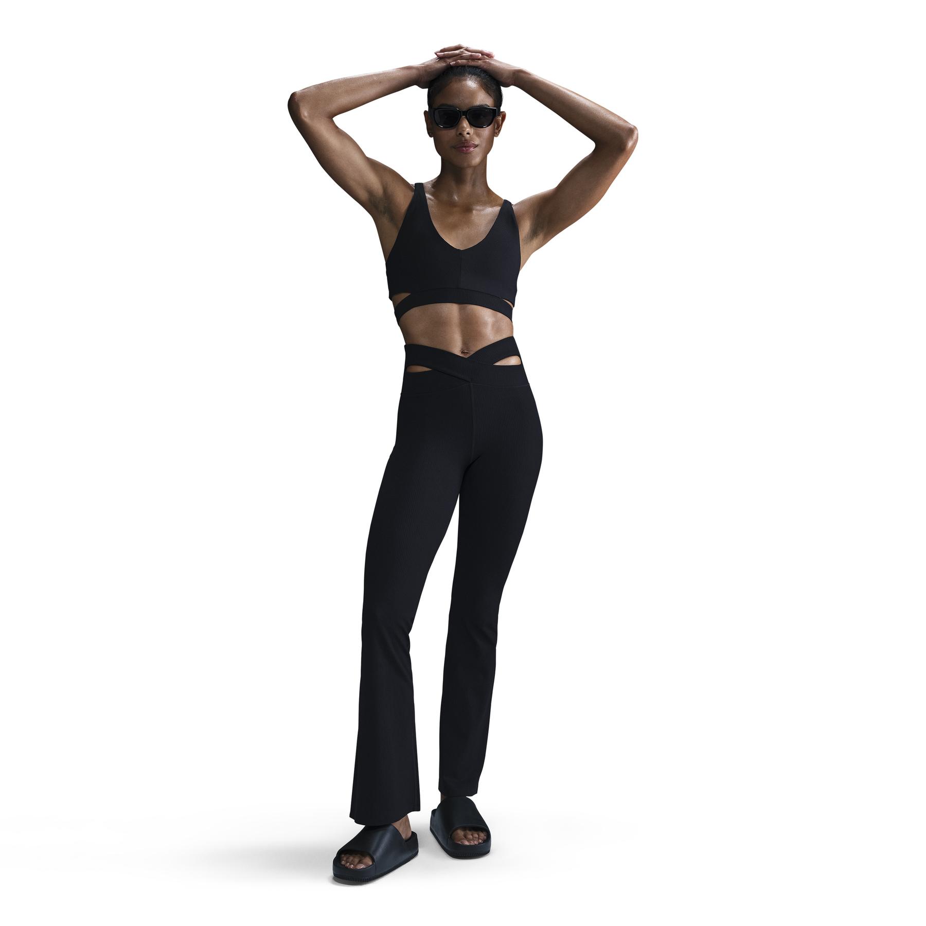 Leggings svasati da donna Nike Zenvy Cutout