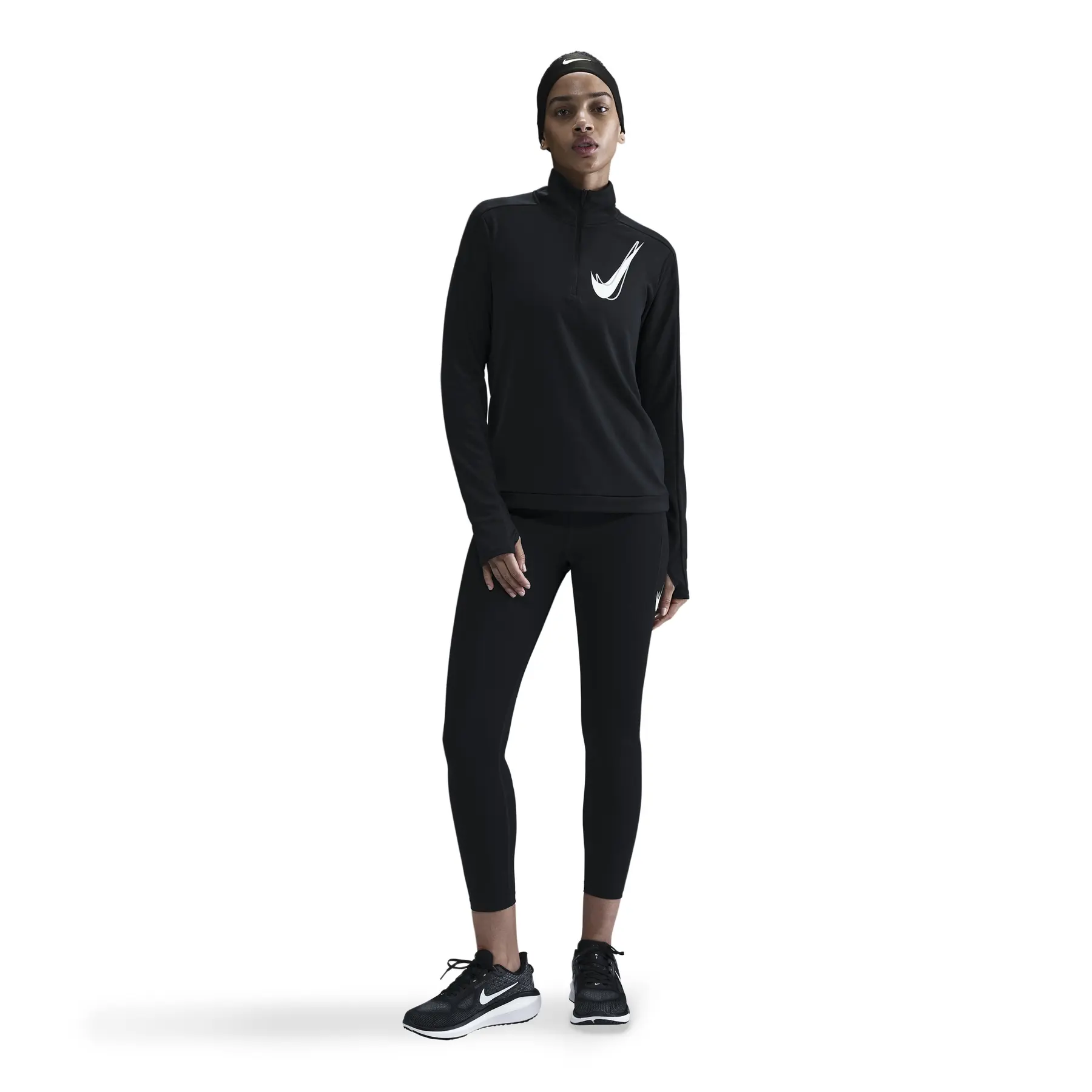Trainingsoberteil, Damen Swoosh - Noir - female - Size: XL