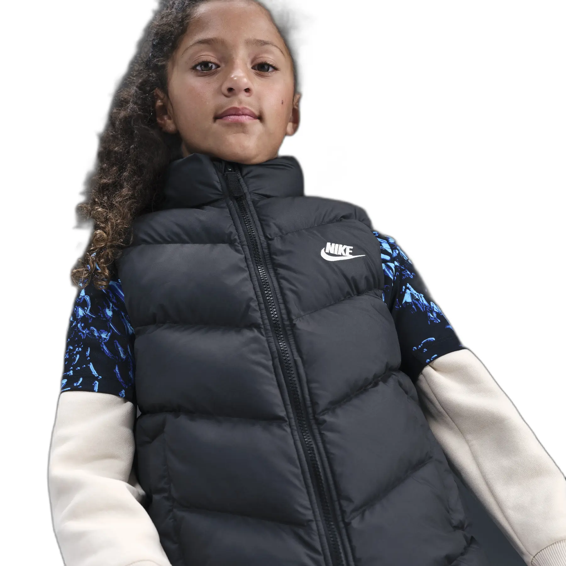 Gilet Doudoune Sans Manche Imprimé Dinosaure Enfant - Chaud Et Confortable 12 Mois à 5 Ans