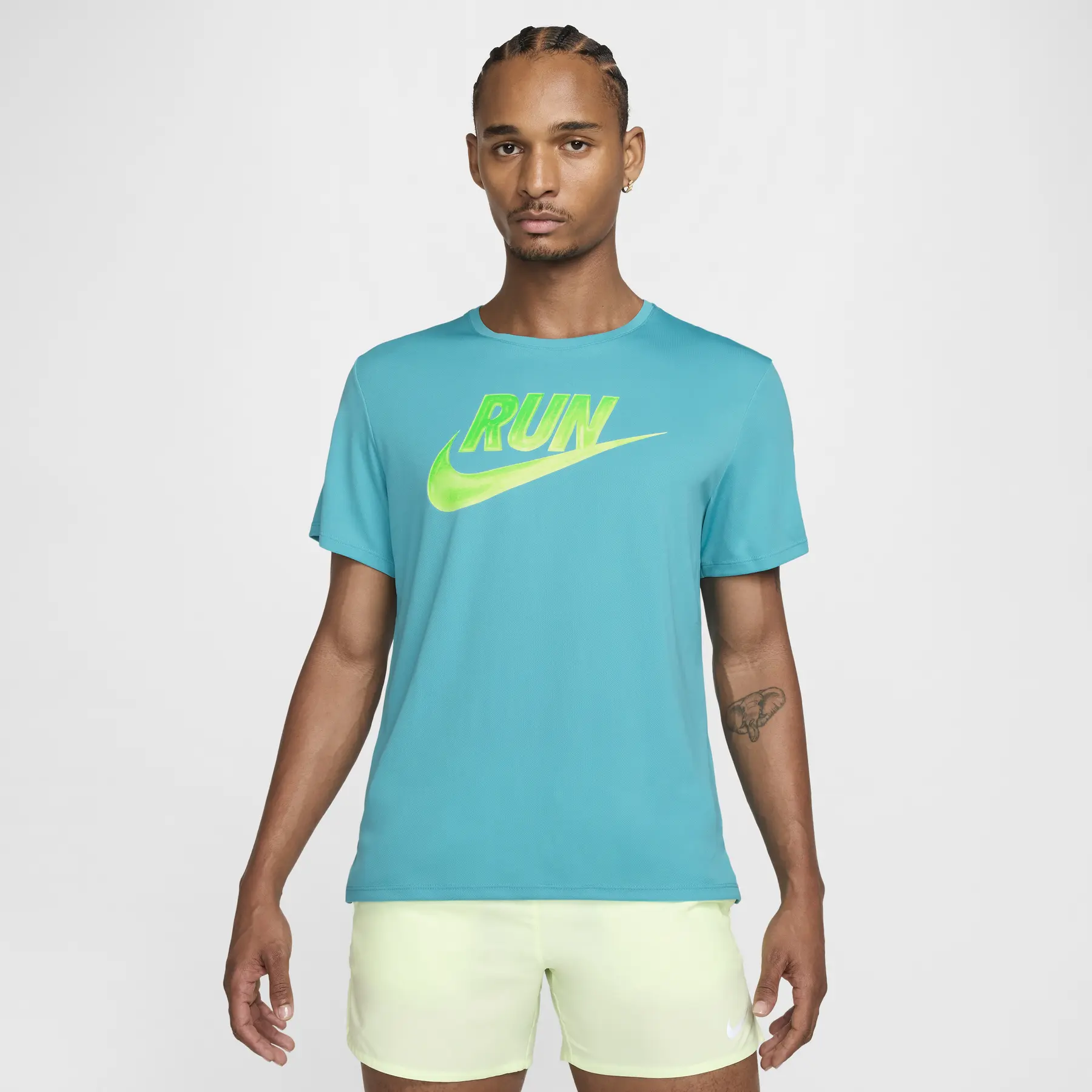 Trikot Miler Run Energy - Turquoise - male - Size: XL
