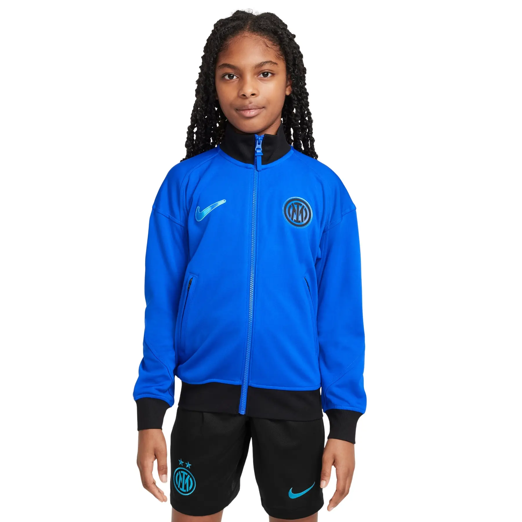 Inter Mailand Kinder Trainingsjacke Academy Pro 2025/26 - Bleu - unisex - Size: 7/8 ans