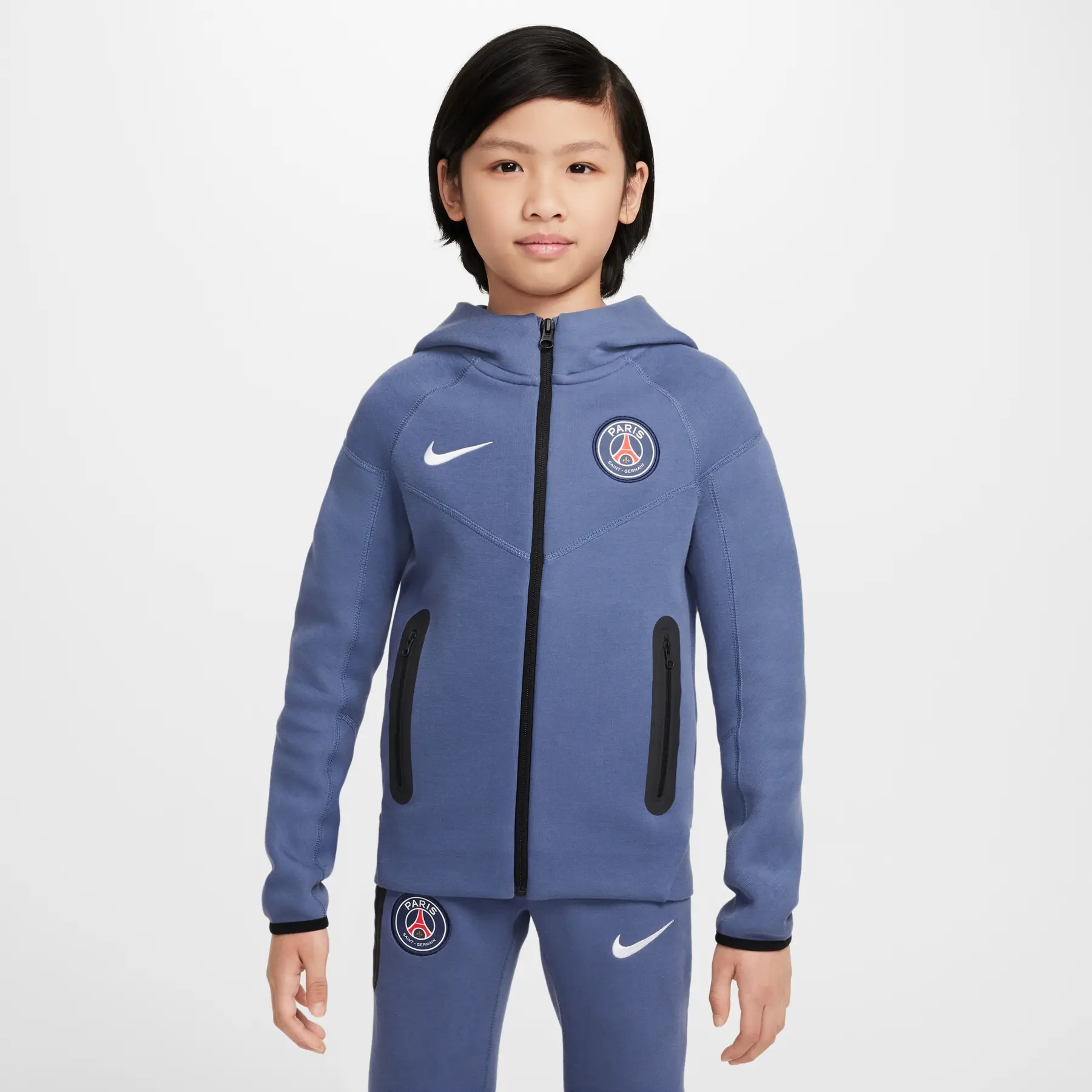 PSG full zip kids' tracksuit jacket Tech Fleece 2025/26 | Foot-Store