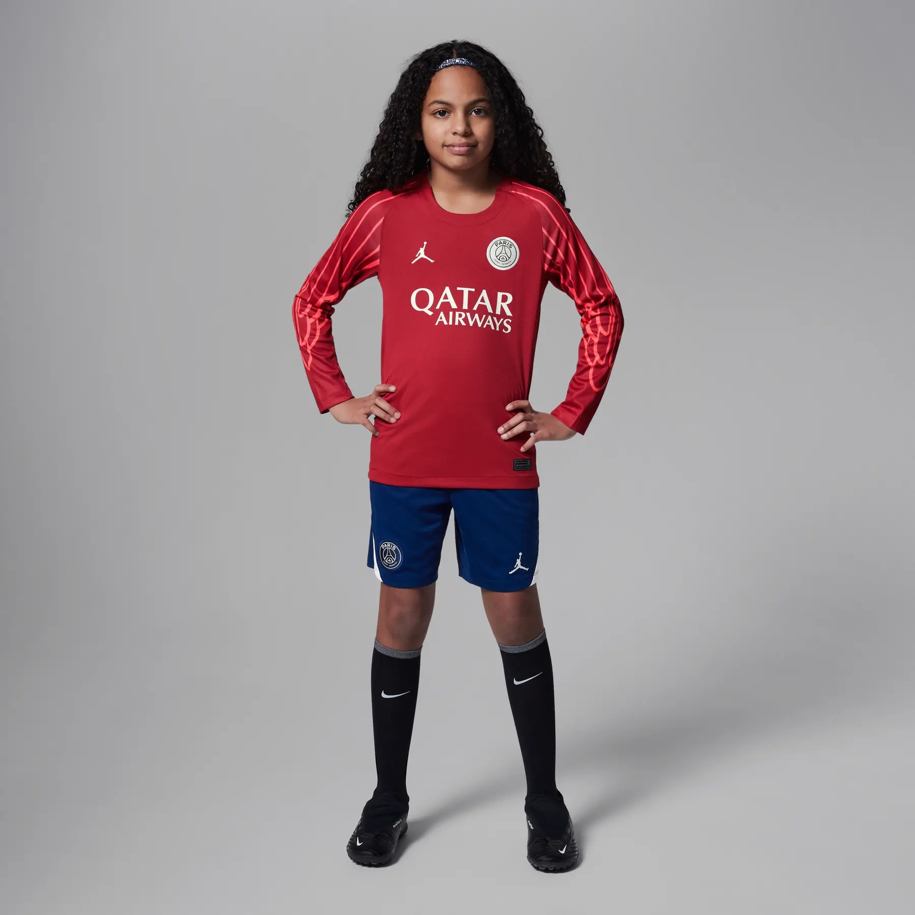 Fourth long sleeve goalkeeper jersey for kids PSG Dri-FIT Stadium