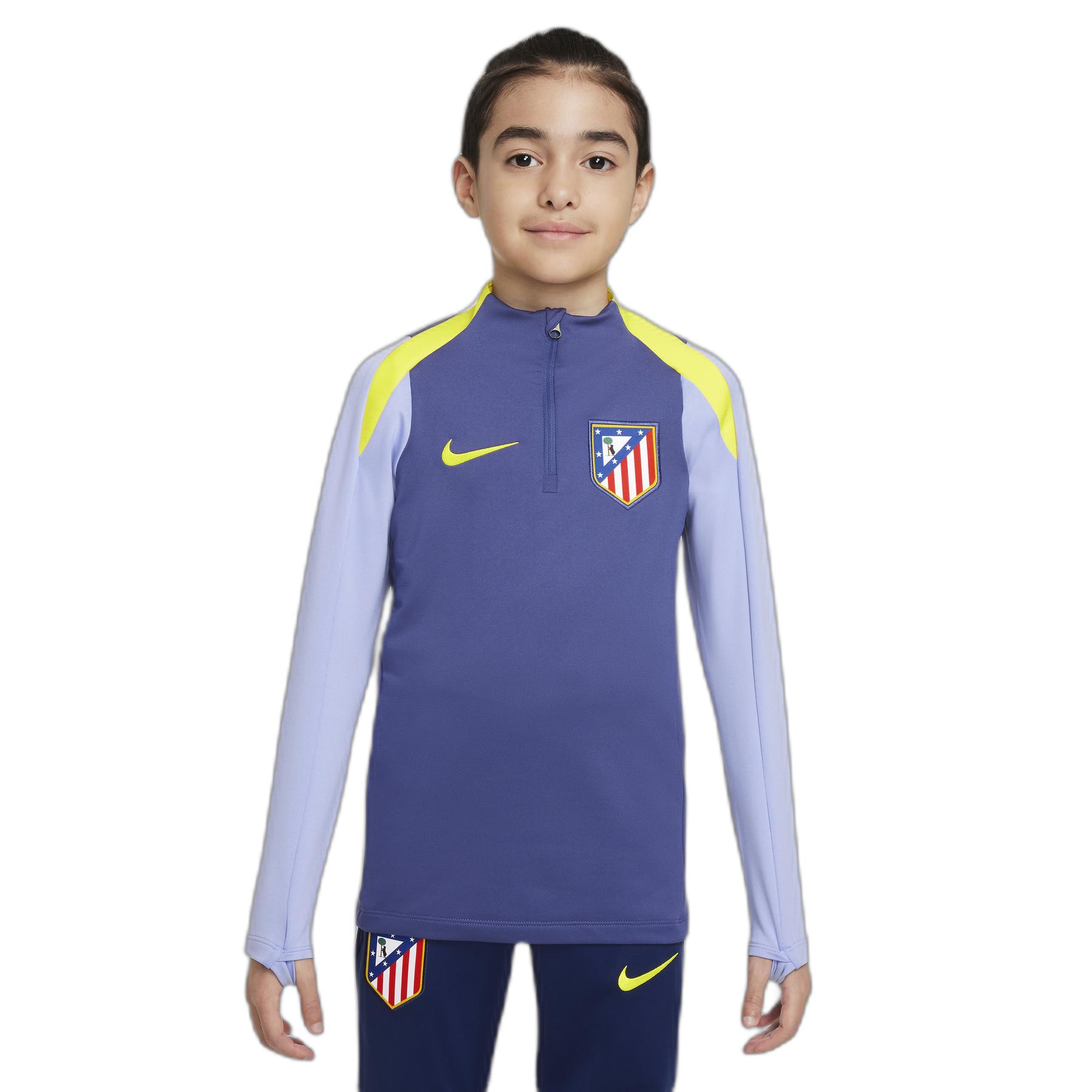 Haut d'entraînement manches longues enfant Atlético Madrid Strike 2025/26