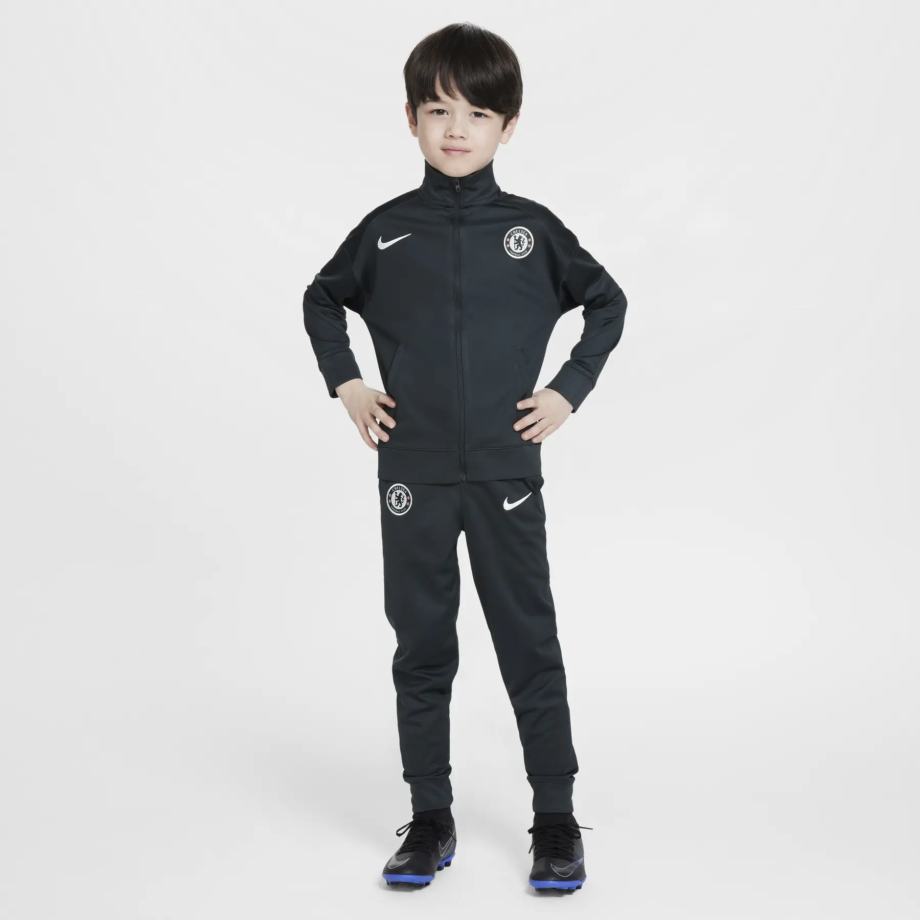Chelsea Kinder Trainingsanzug Strike 2025/26 - Vert - unisex - Size: 4/5 ans