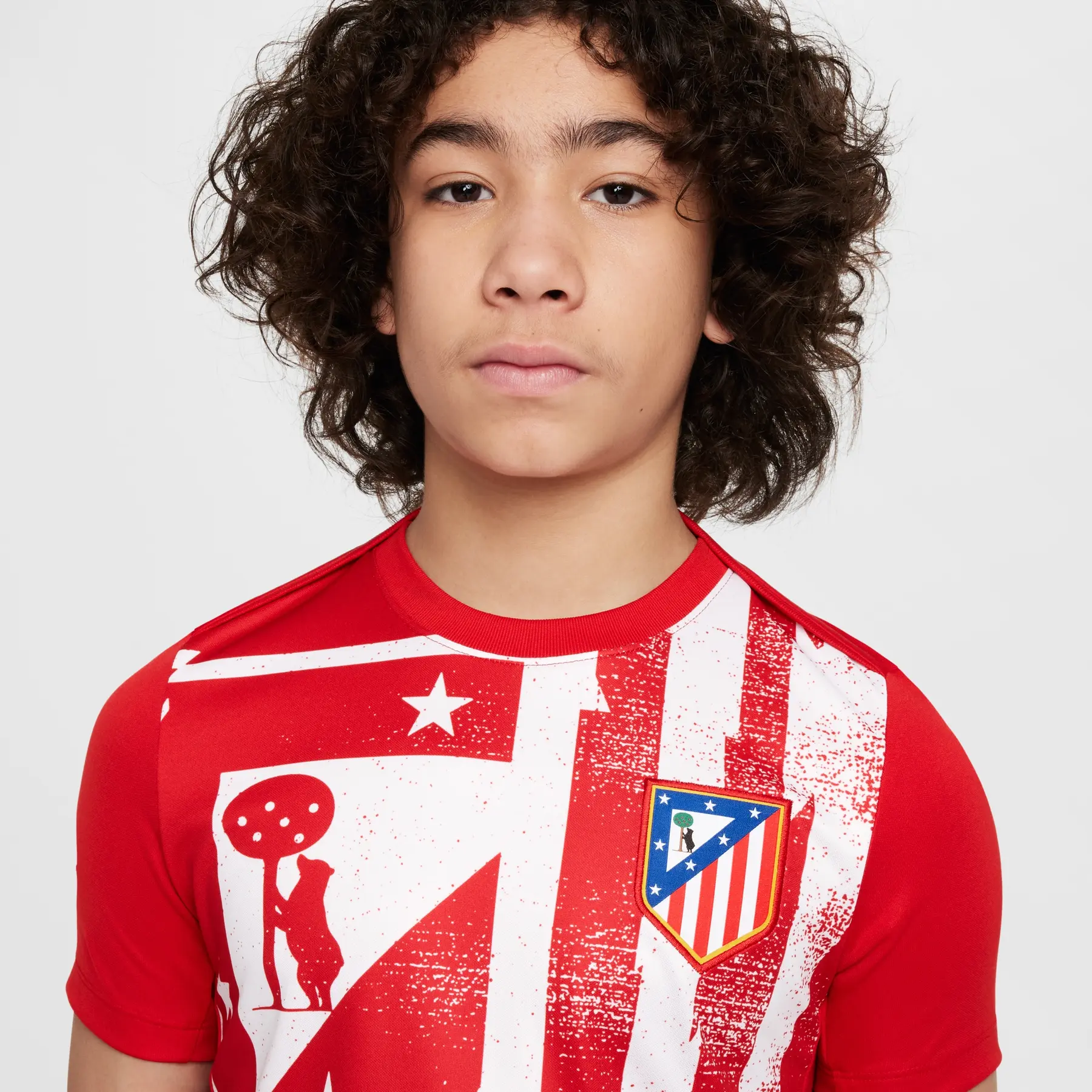 Atlético Madrid Kids' Pre-Match Jersey Academy Pro 2025/26 | Foot