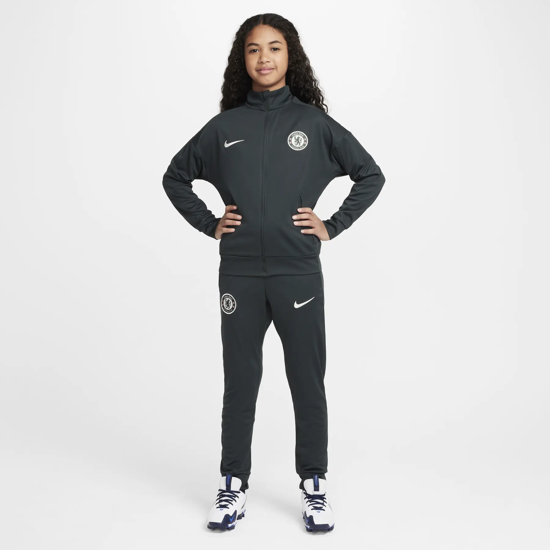 Chelsea Kinder Trainingsanzug Academy Pro 2025/26 - Vert - unisex - Size: 8/10 ans