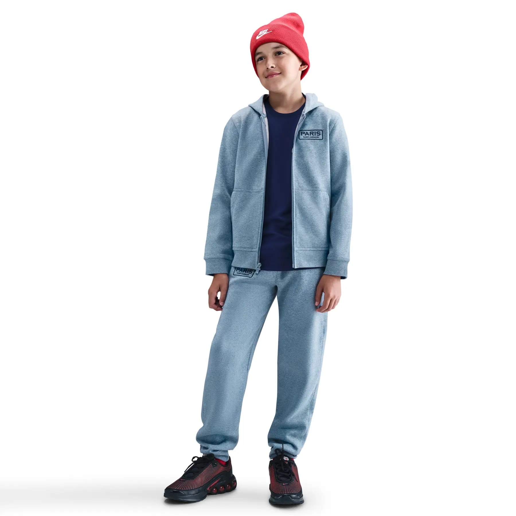 PSG Kapuzenjacke mit Reißverschluss NSW Club 2025/26 - Gris - male - Size: XL