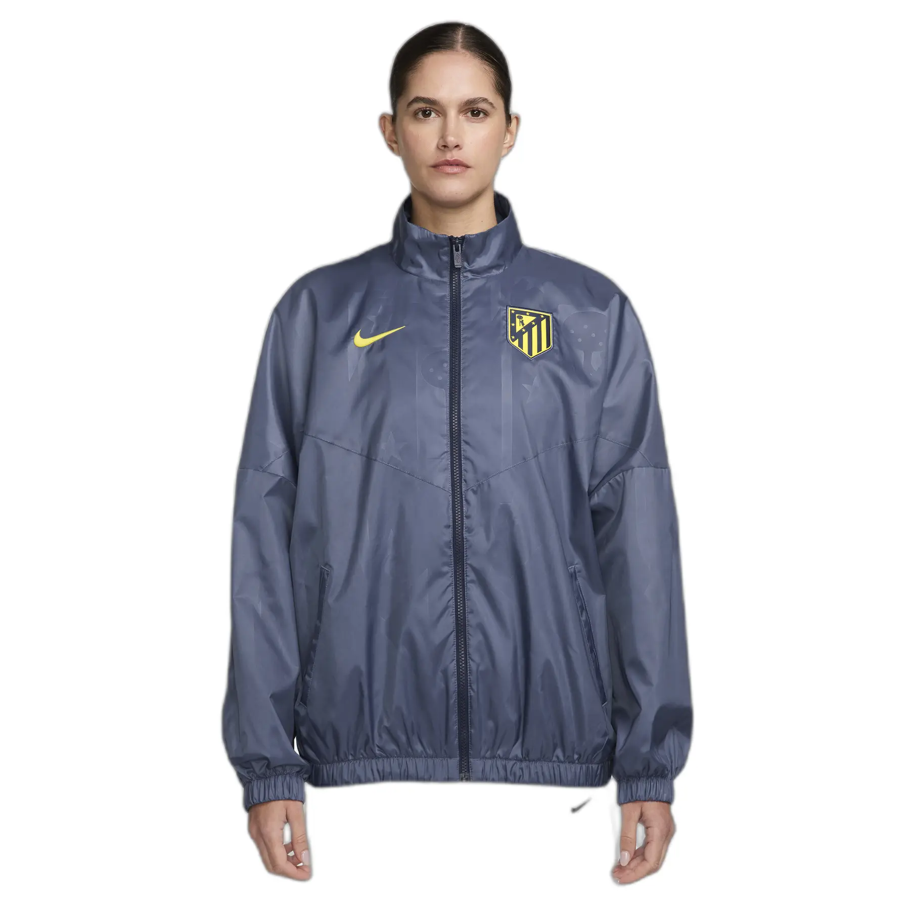 Atlético Madrid Damen Trainingsjacke Essial 2025/26 - Bleu - female - Size: XS