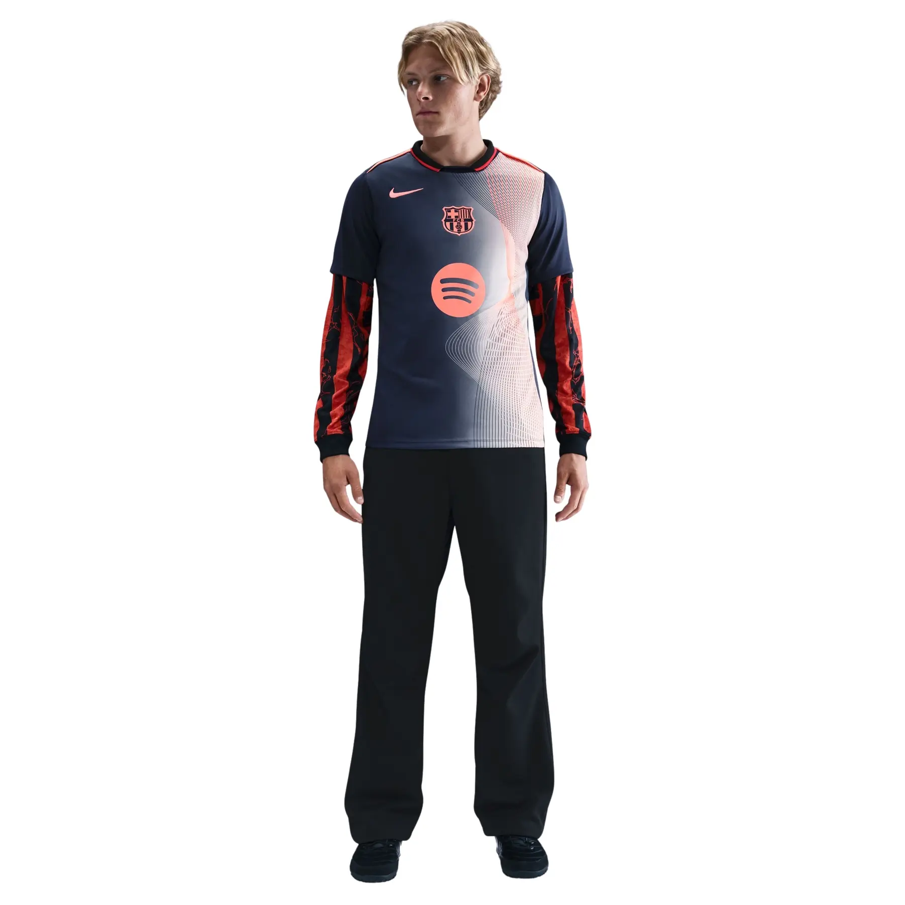 FC Barcelone Auswärtstrikot Academy Pro 2025/26 - Bleu - male - Size: L