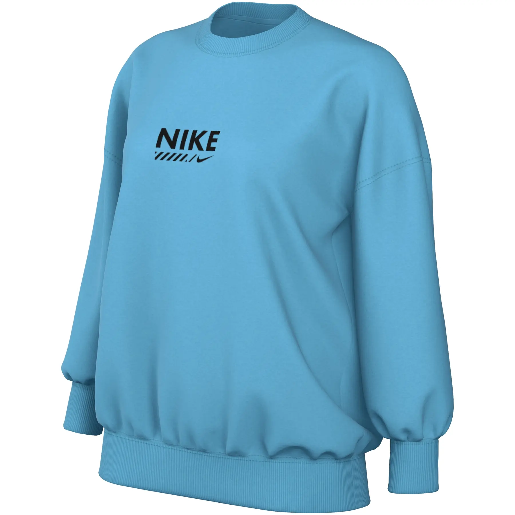 0197599793878 - Sweatshirt Oversize Rundhalsausschnitt Damen Fleece