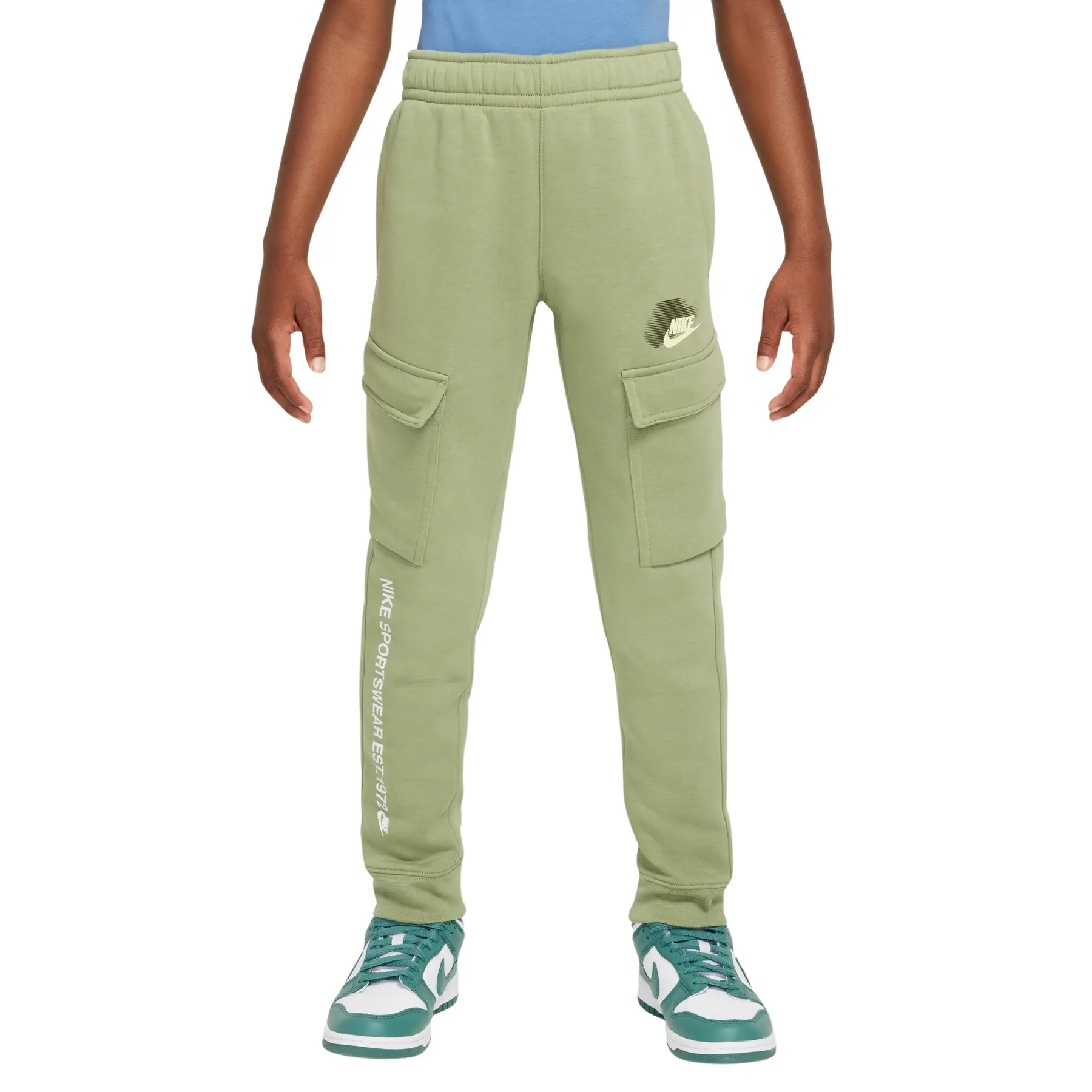 Cargohose Kinder - Vert - male - Size: 8/10 ans