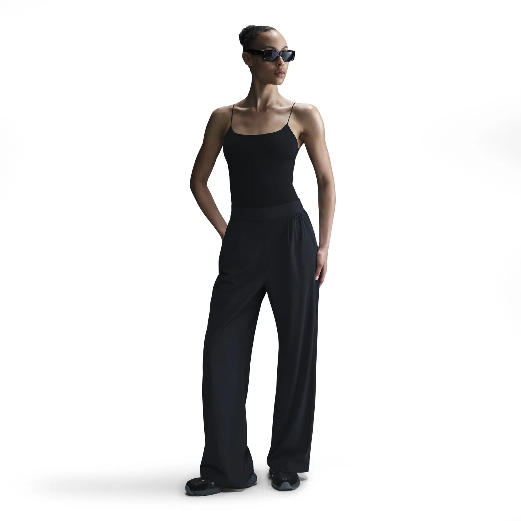 Hochgeschnittene Hose Damen Dri-FIT - Noir - female - Size: S
