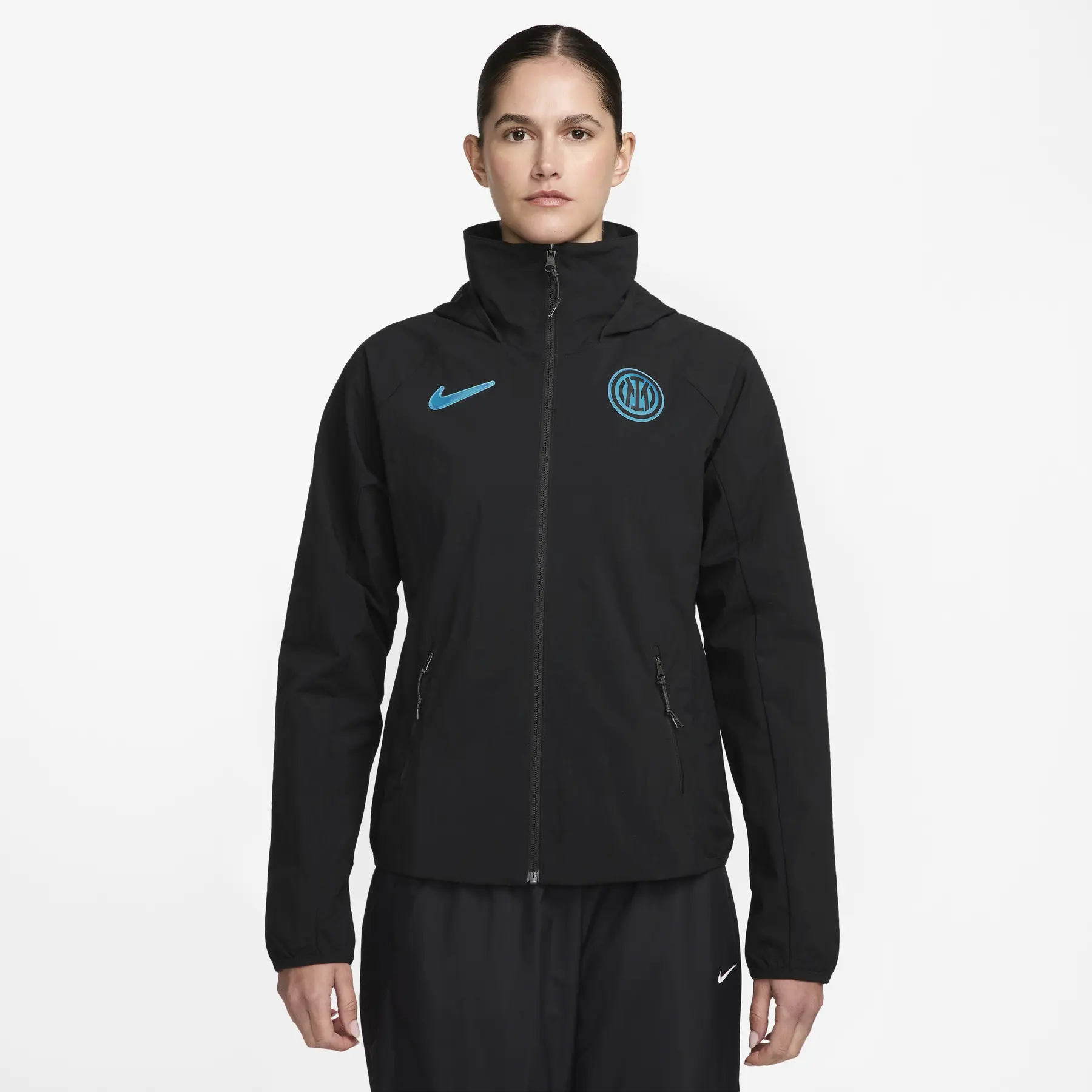 Inter Mailand Damen Trainingsjacke AWF 2025/26 - Noir - female - Size: S