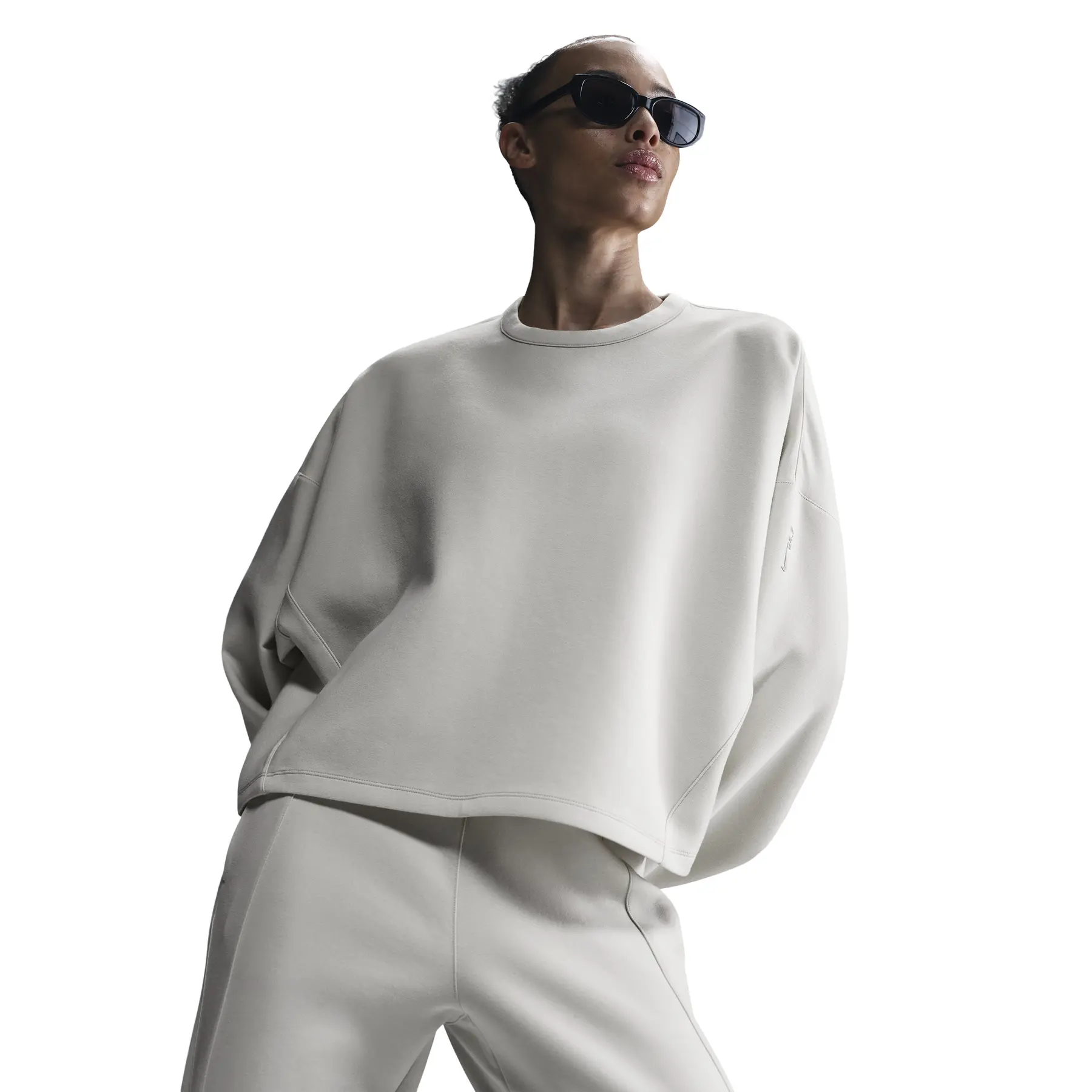 Sweatshirt Oversize Damen Dri-FIT - Blanc - female - Size: XL