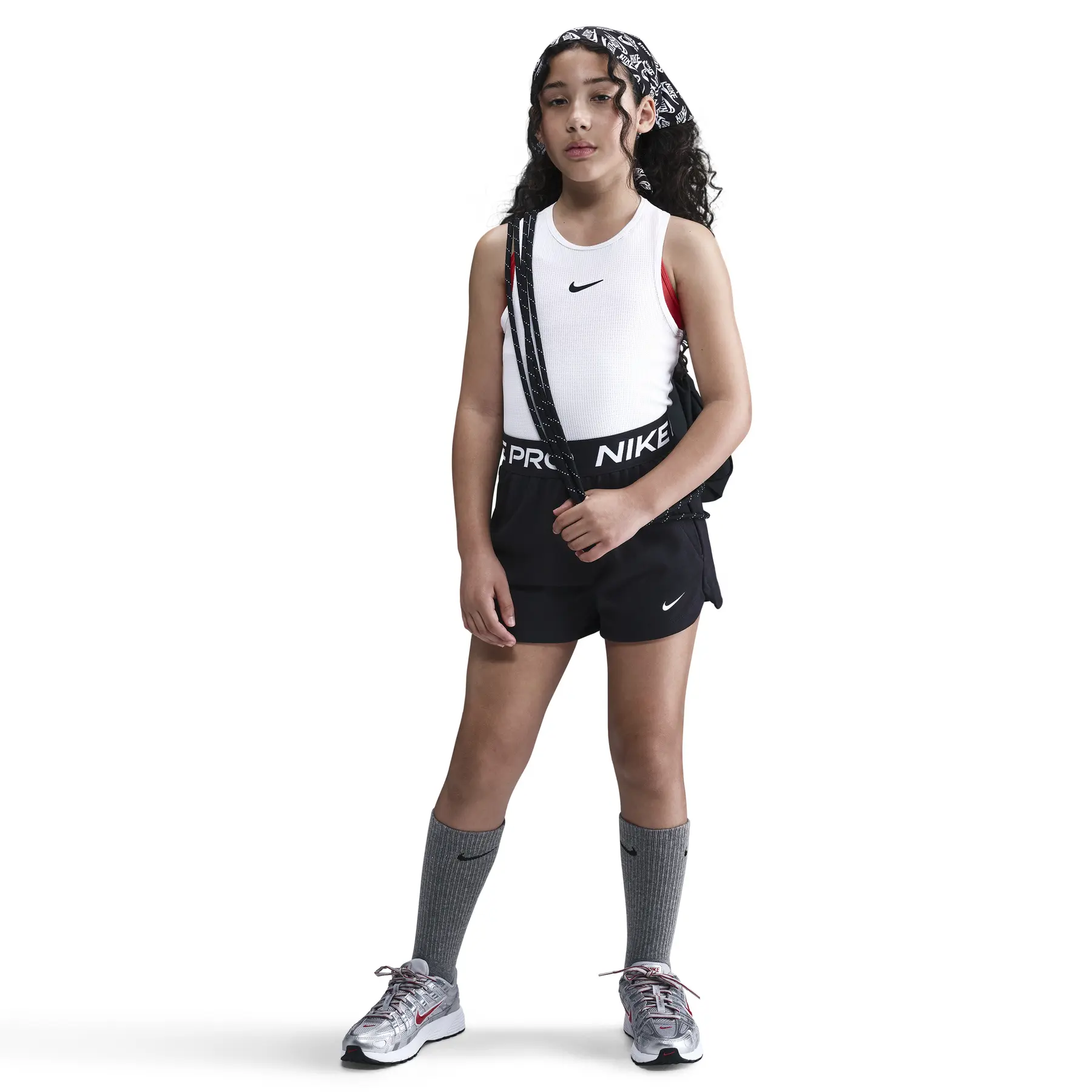 Shorts für Kinder Pro Fleece Dri-Fit - Noir - female - Size: 12/13 ans
