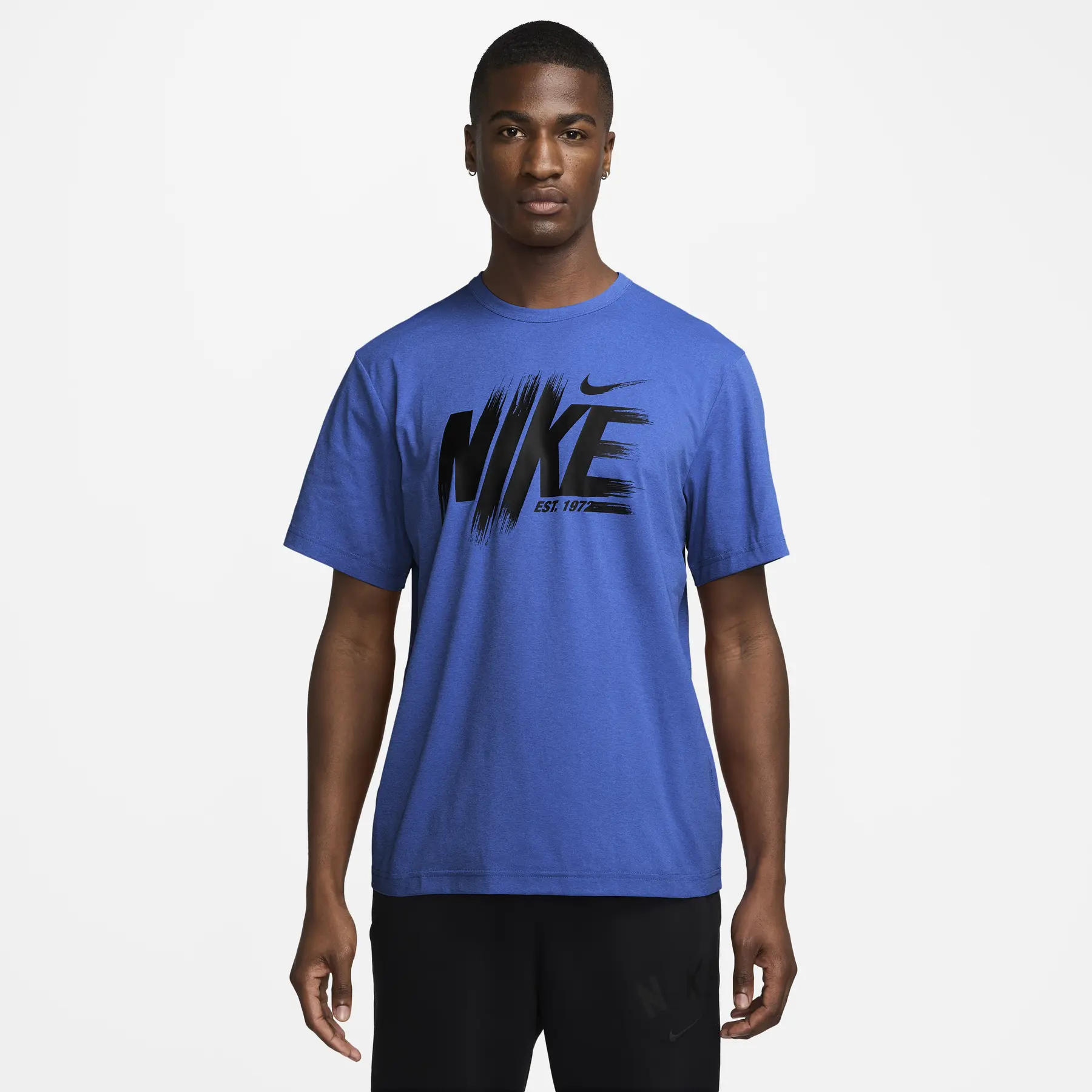 Nike Men's Bleu Jersey Hyverse Dri-Fit Uv