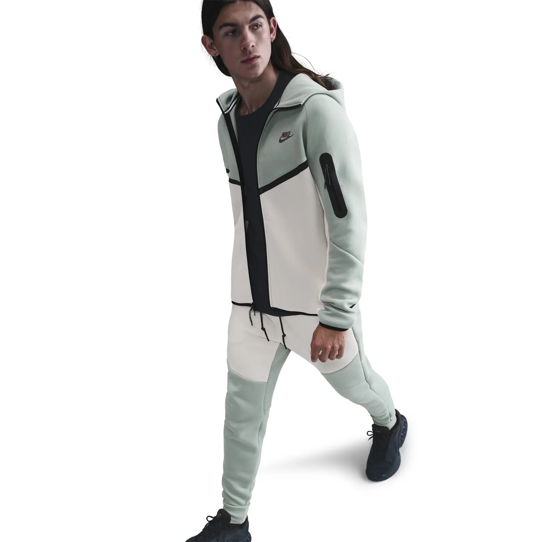NIKEテック Nike ジャージ上下セット ライトグレー・ミントグリーン L 【新品】NIKE テックフリース セットアップ ミント - メルカリ