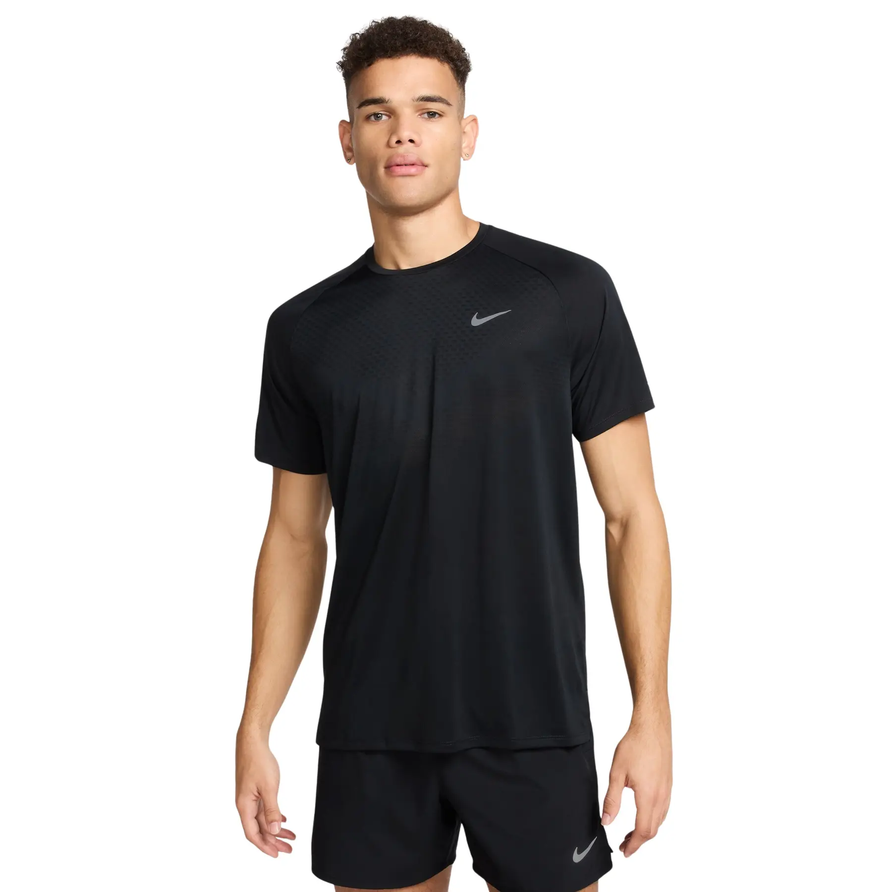 T-Shirt Stride - Noir - male - Size: M